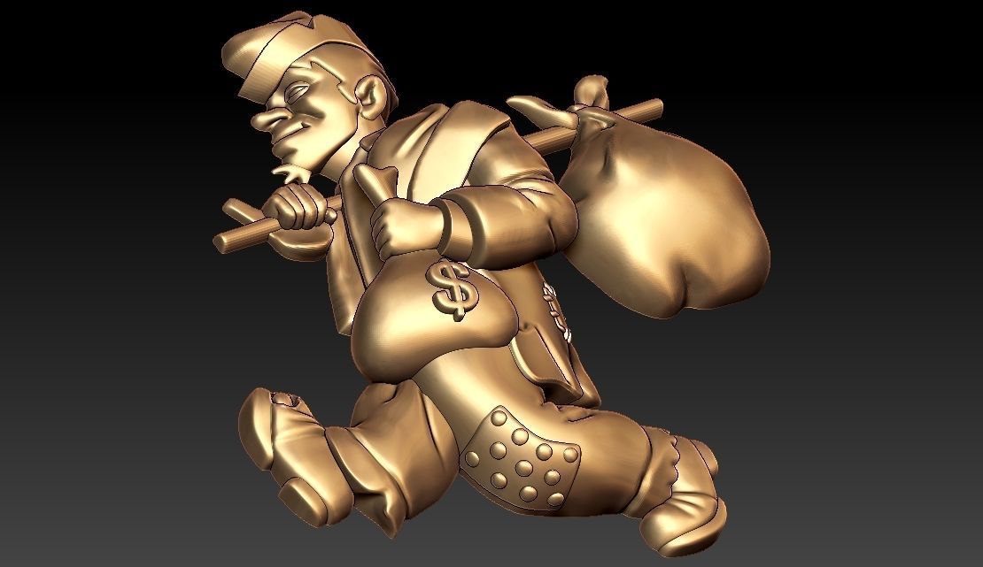 TINTIN EL CAPITAN HADDOCK 3D print model_3