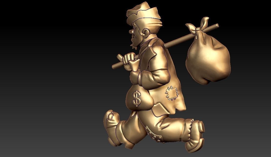 TINTIN EL CAPITAN HADDOCK 3D print model_2