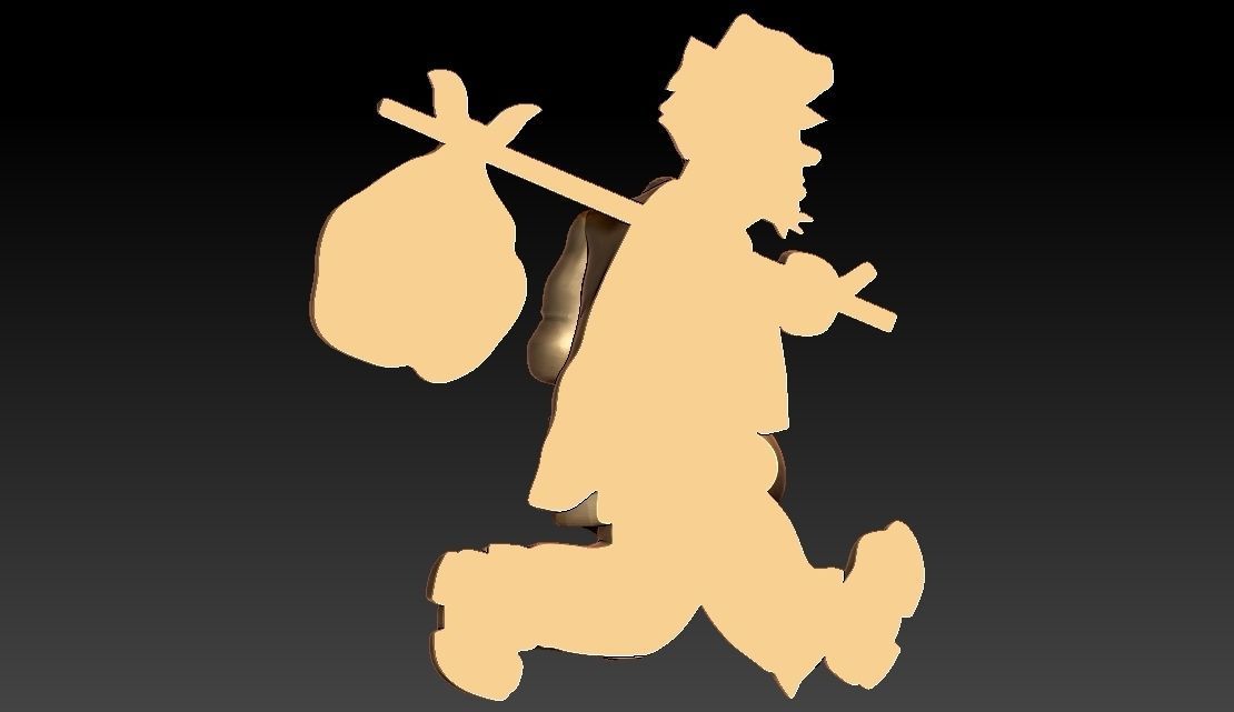 TINTIN EL CAPITAN HADDOCK 3D print model_6