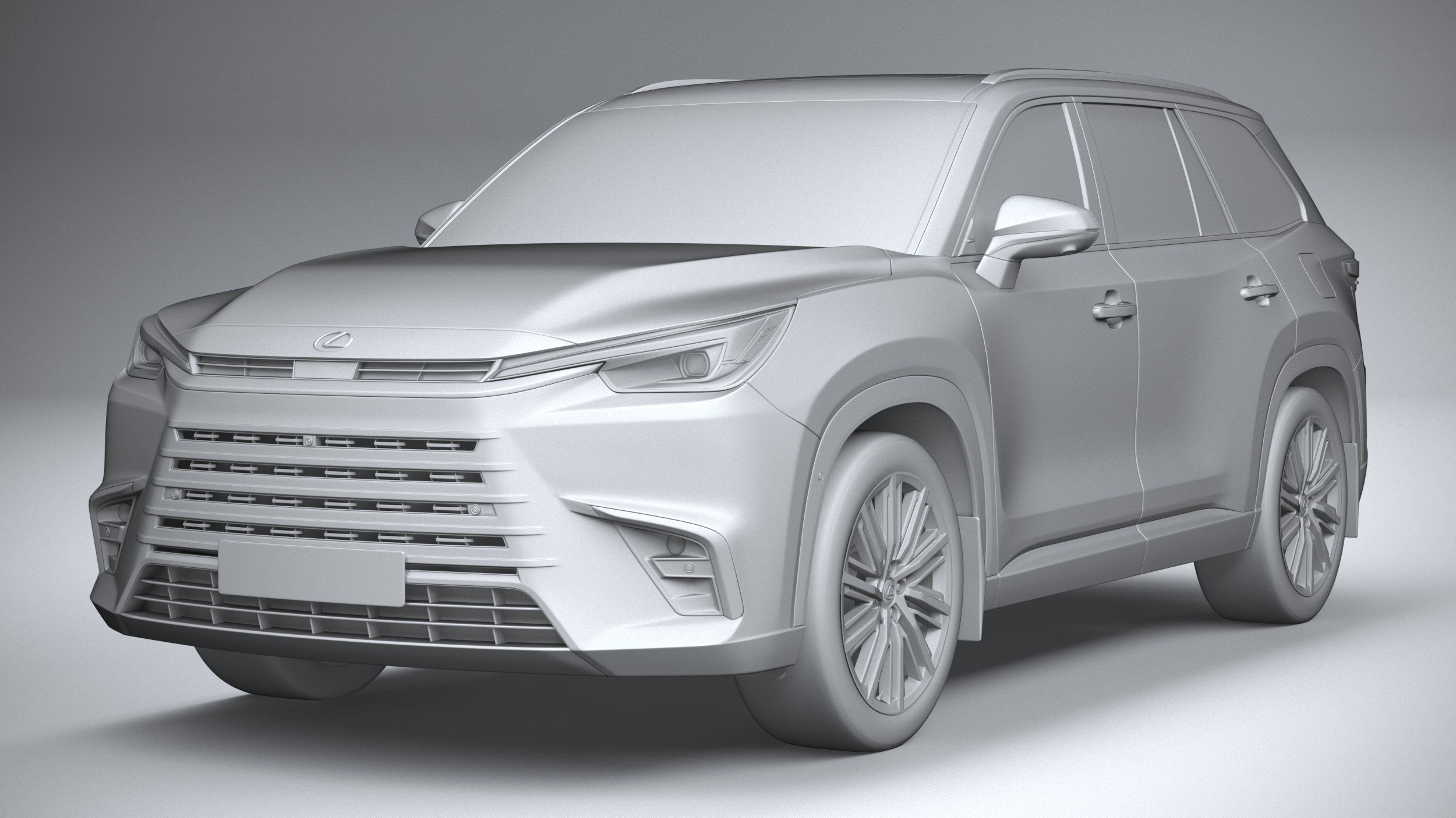 Lexus TX 350h 2024 3D model_20