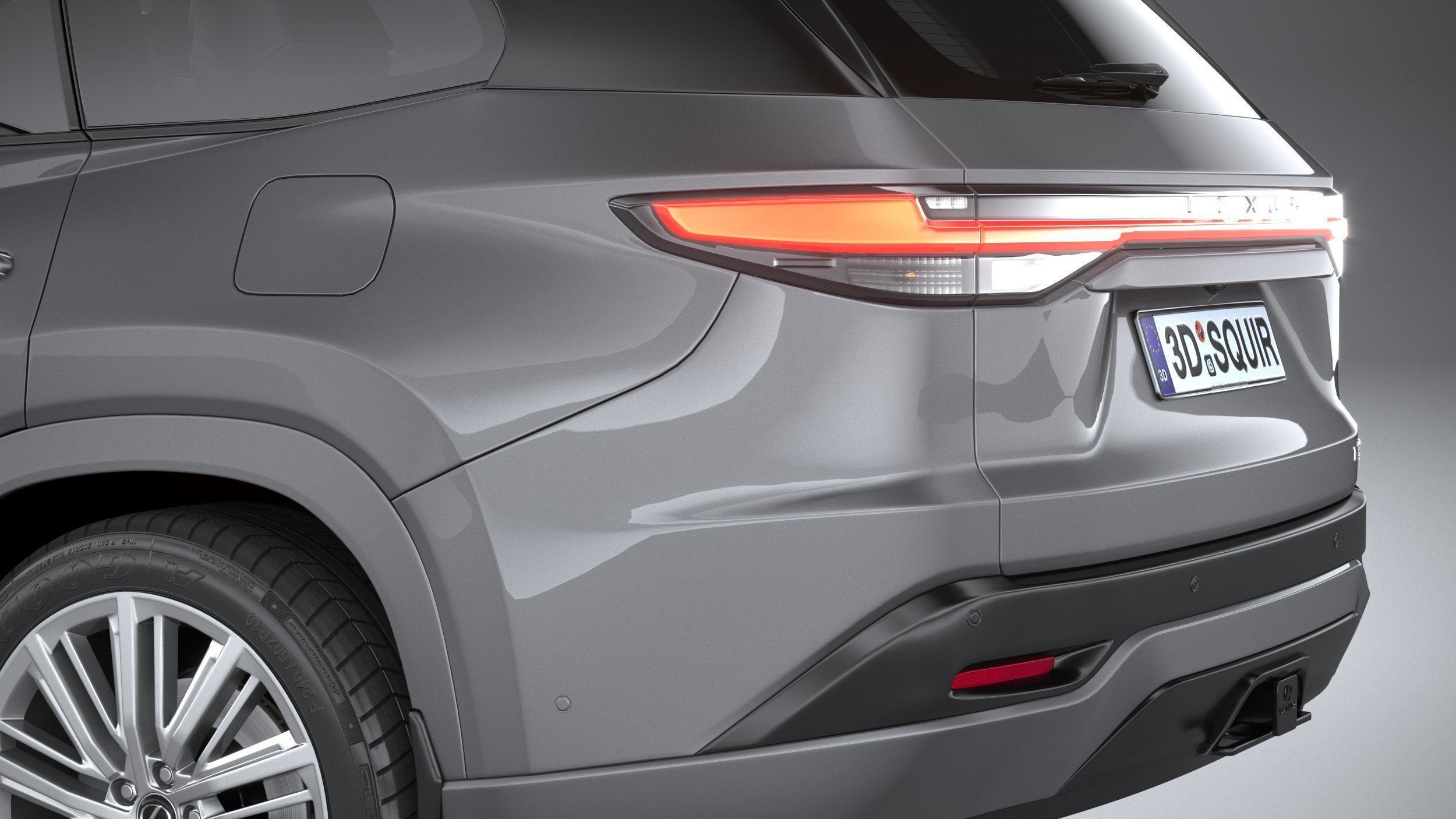 Lexus TX 350h 2024 3D model_6