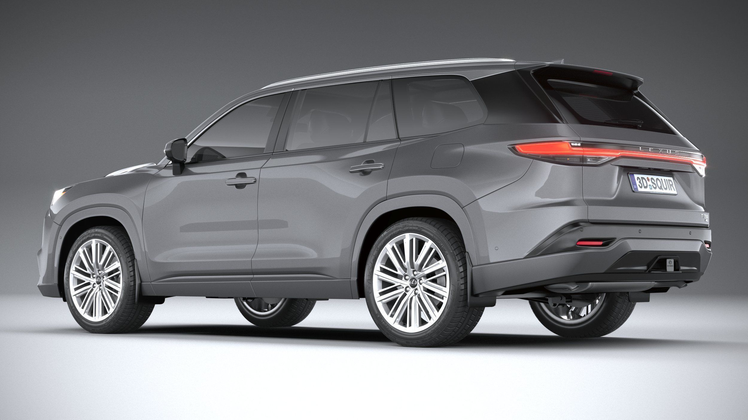 Lexus TX 350h 2024 3D model_5