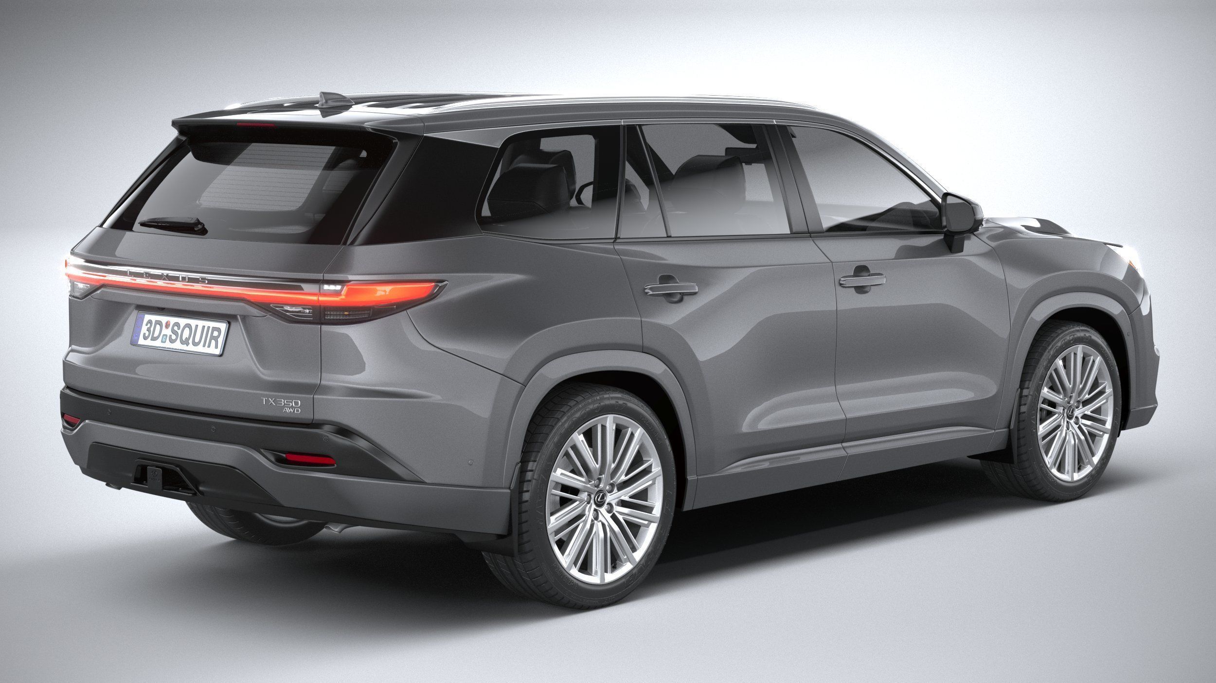 Lexus TX 350h 2024 3D model_17