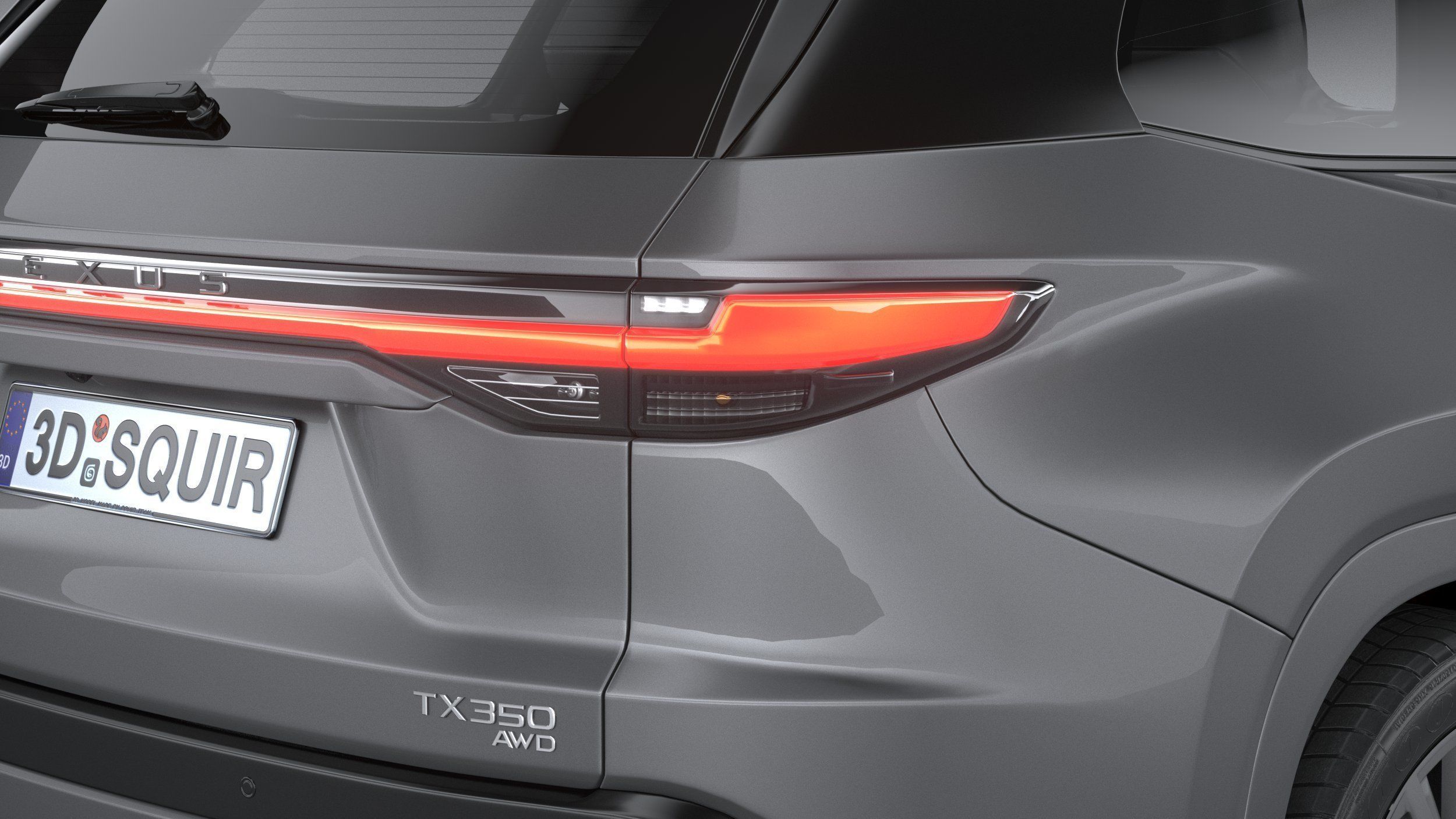 Lexus TX 350h 2024 3D model_18