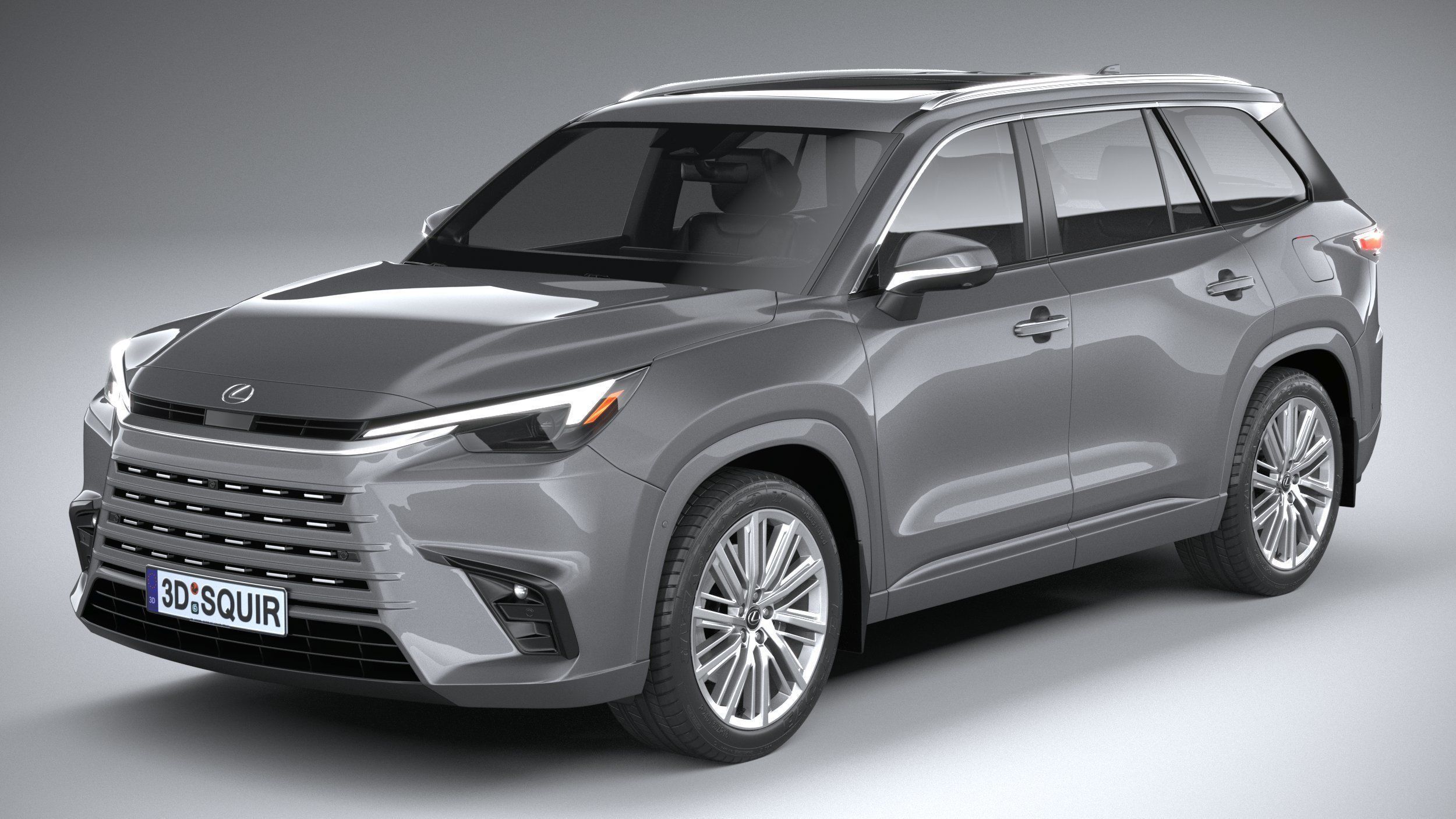 Lexus TX 350h 2024 3D model_1