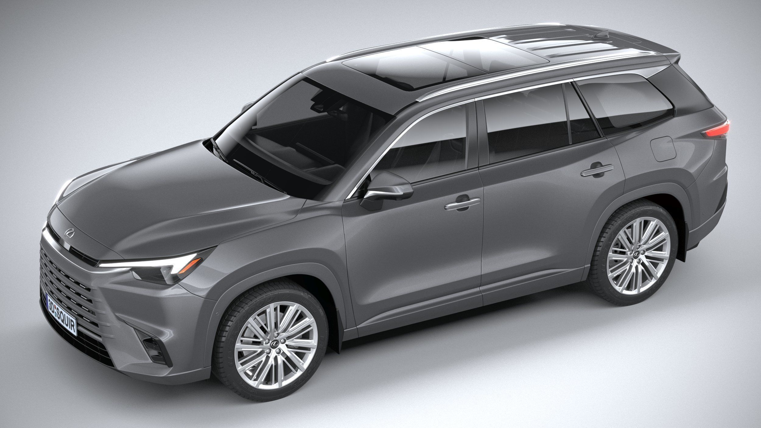 Lexus TX 350h 2024 3D model_7