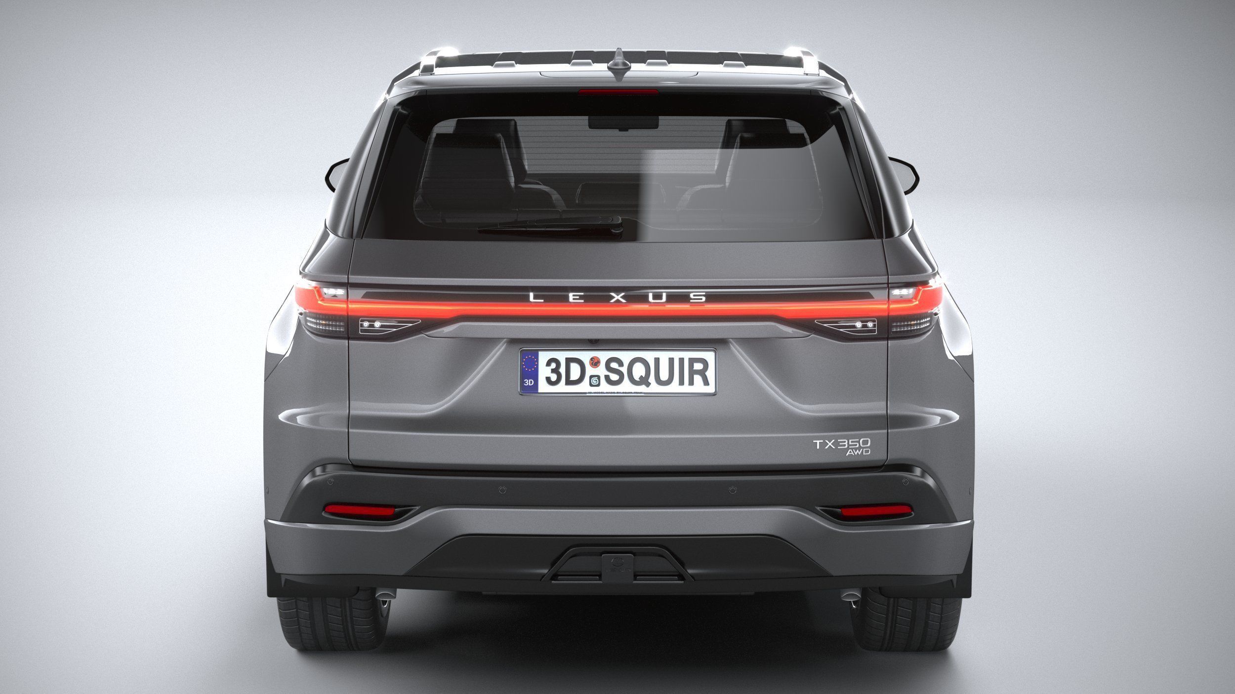 Lexus TX 350h 2024 3D model_4