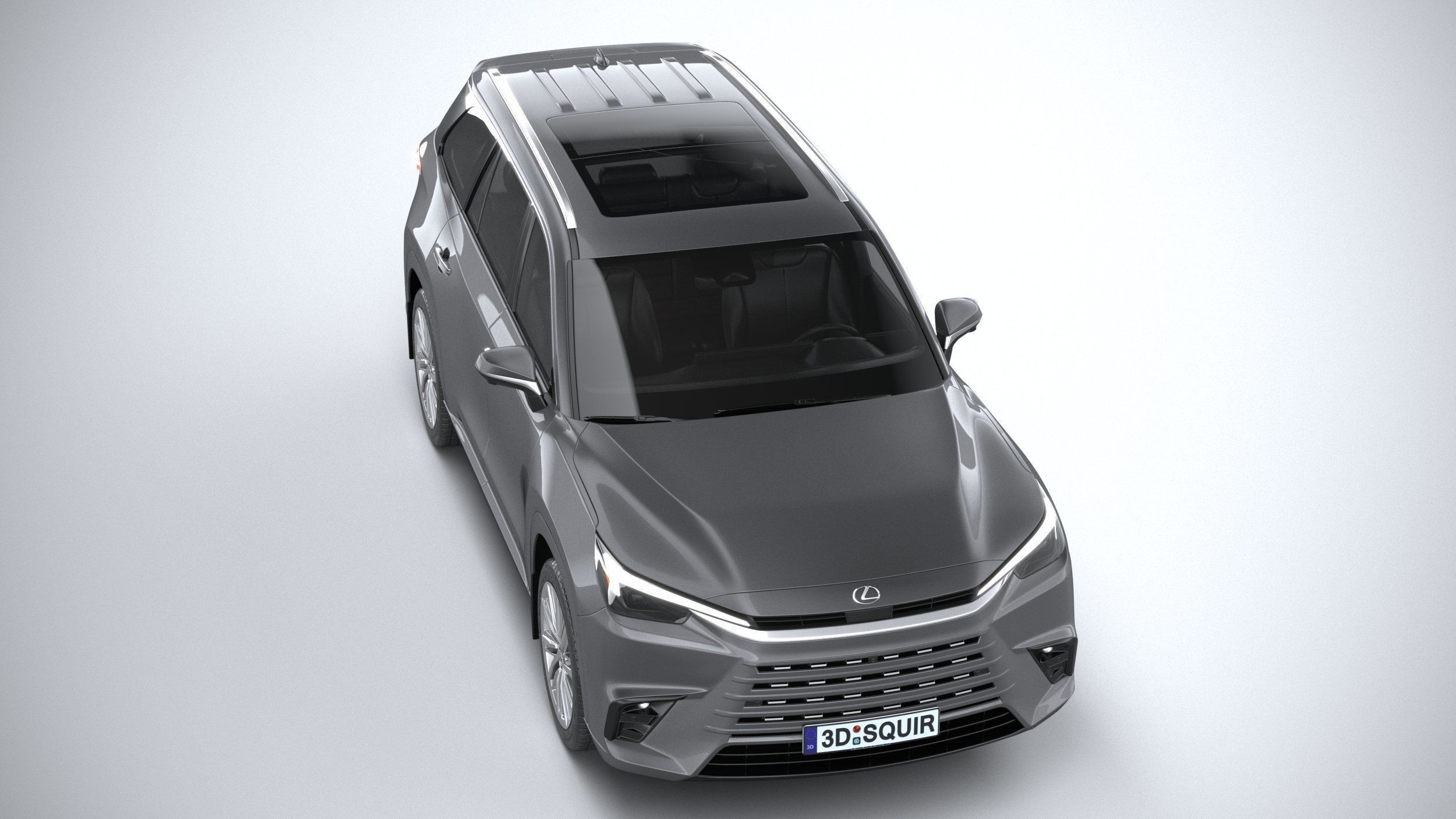 Lexus TX 350h 2024 3D model_12