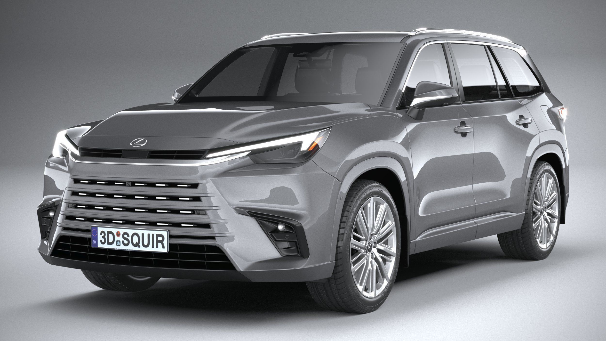 Lexus TX 350h 2024 3D model_2