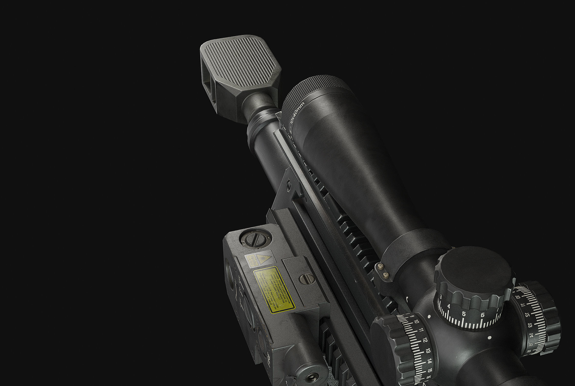 weapon - GM6 Lynx -  BMG sniper rifle Low-poly 3D model_17