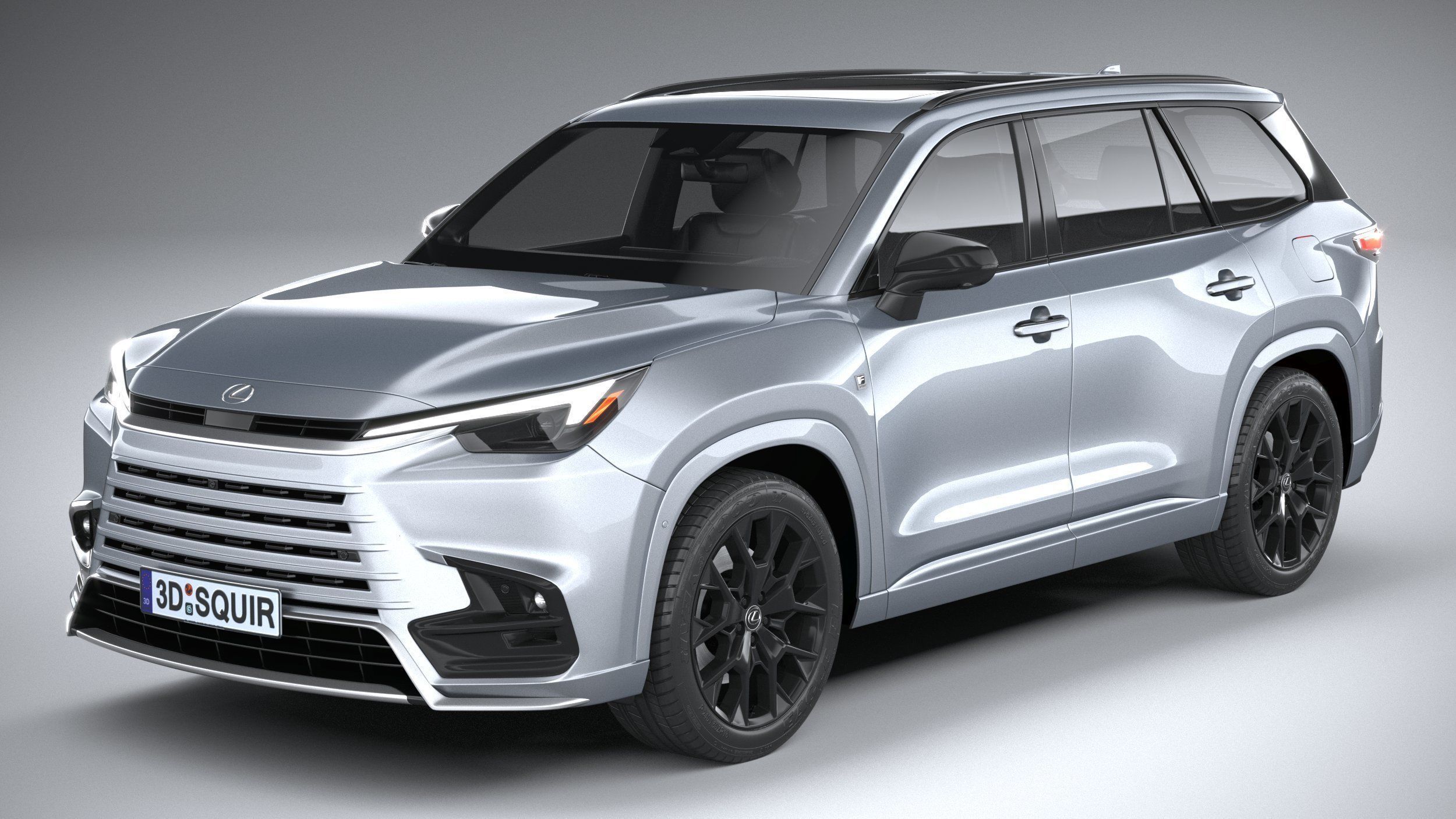 Lexus TX 500h 2024 3D model_1