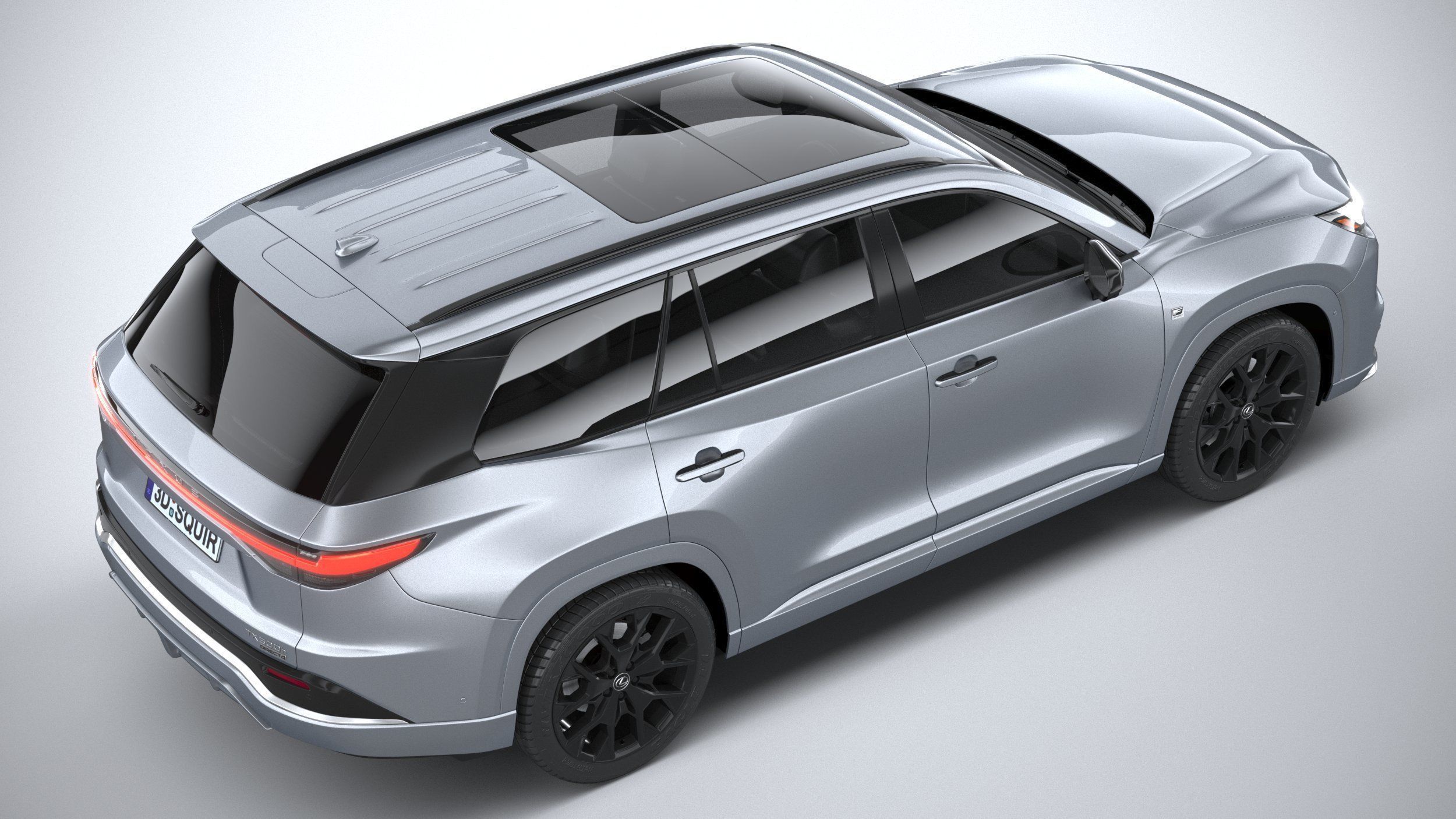 Lexus TX 500h 2024 3D model_10