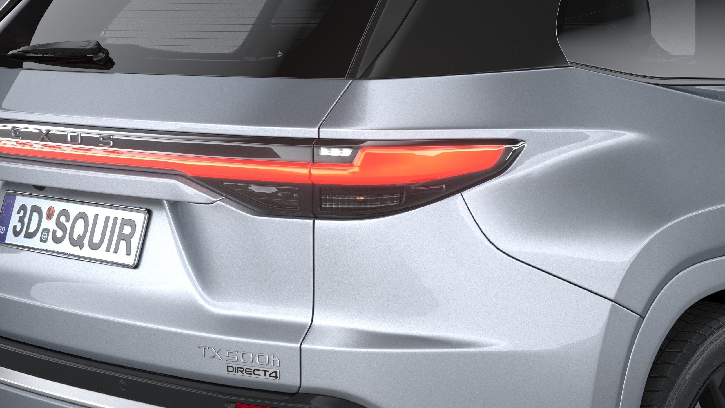 Lexus TX 500h 2024 3D model_18