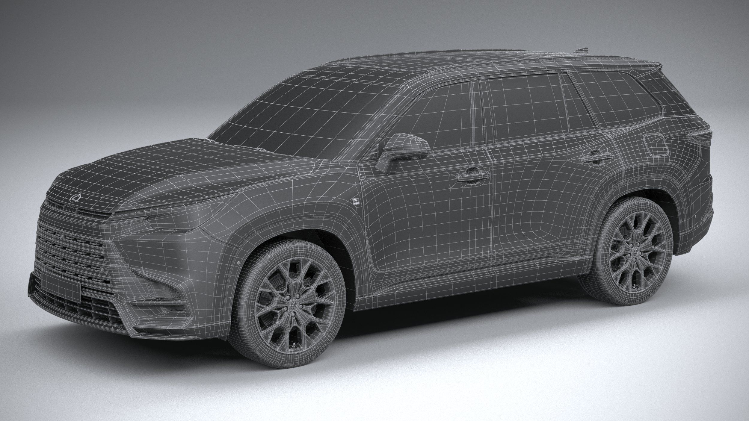 Lexus TX 500h 2024 3D model_28