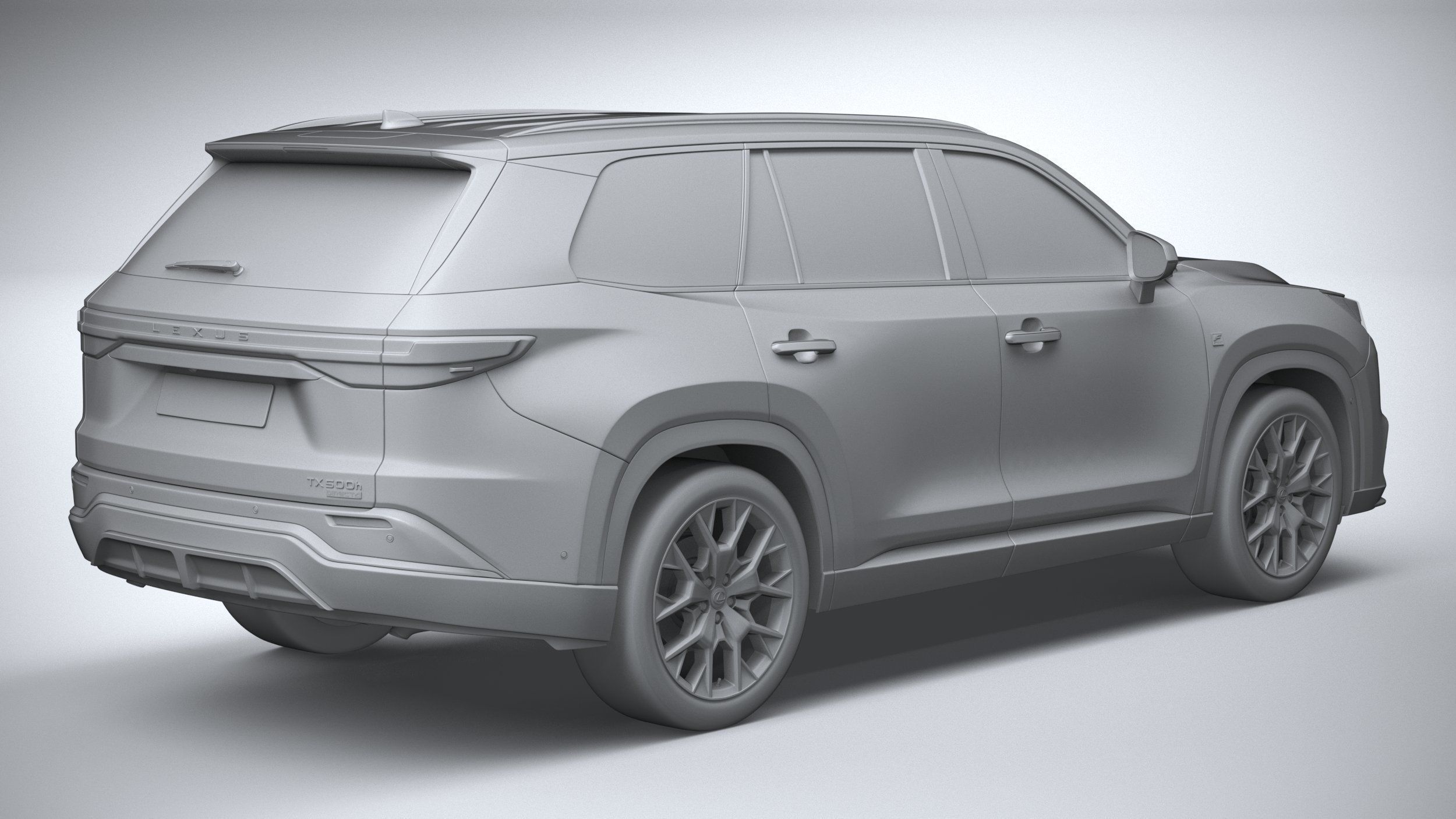 Lexus TX 500h 2024 3D model_25