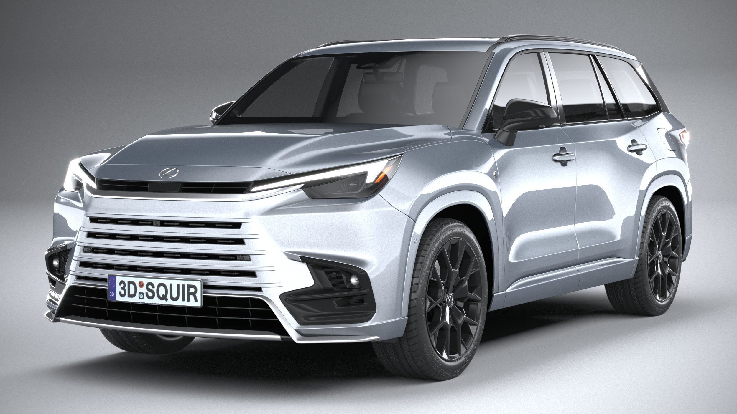 Lexus TX 500h 2024 3D model_2