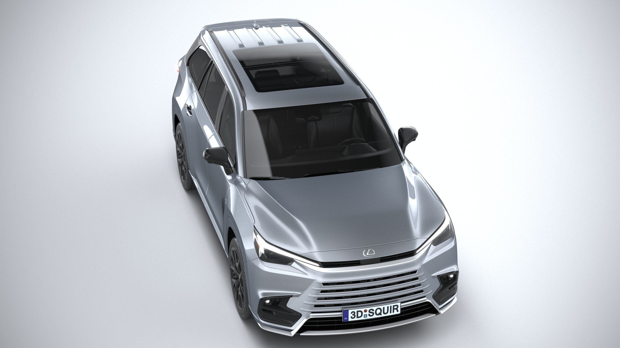 Lexus TX 500h 2024 3D model_12