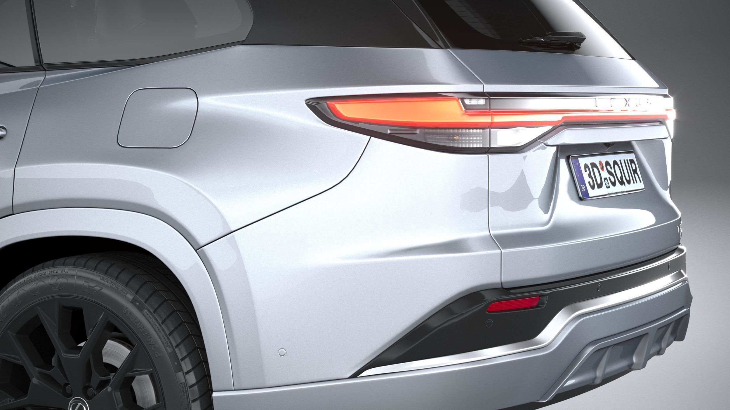 Lexus TX 500h 2024 3D model_6