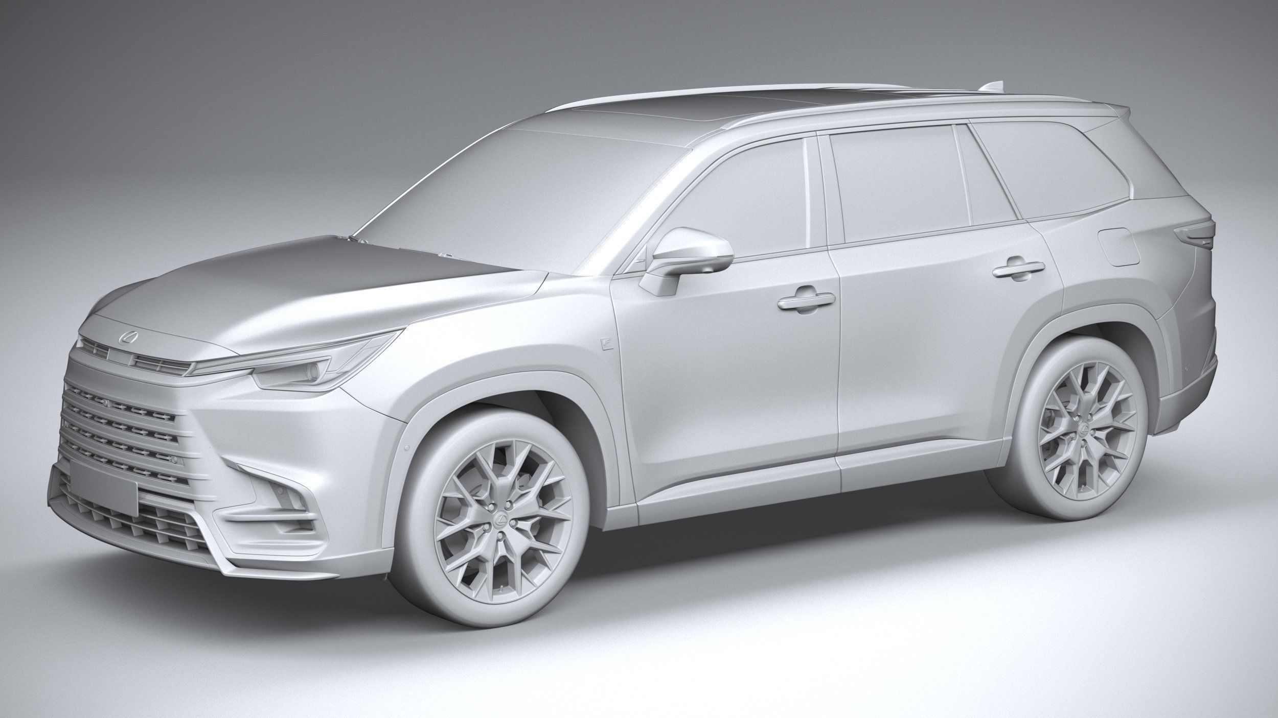 Lexus TX 500h 2024 3D model_19