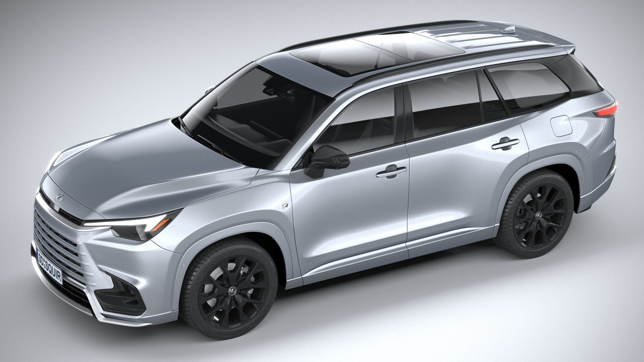 Lexus TX 500h 2024 3D model_7