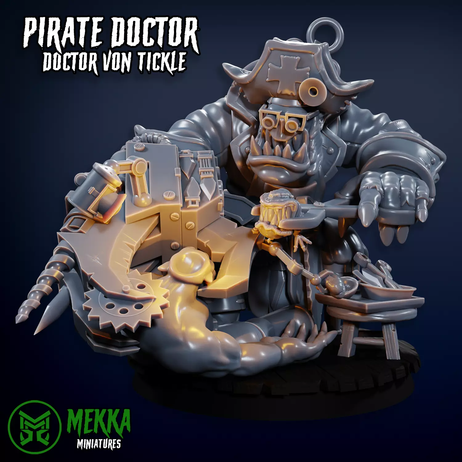 Pirate Orc Doctor 3D print model
