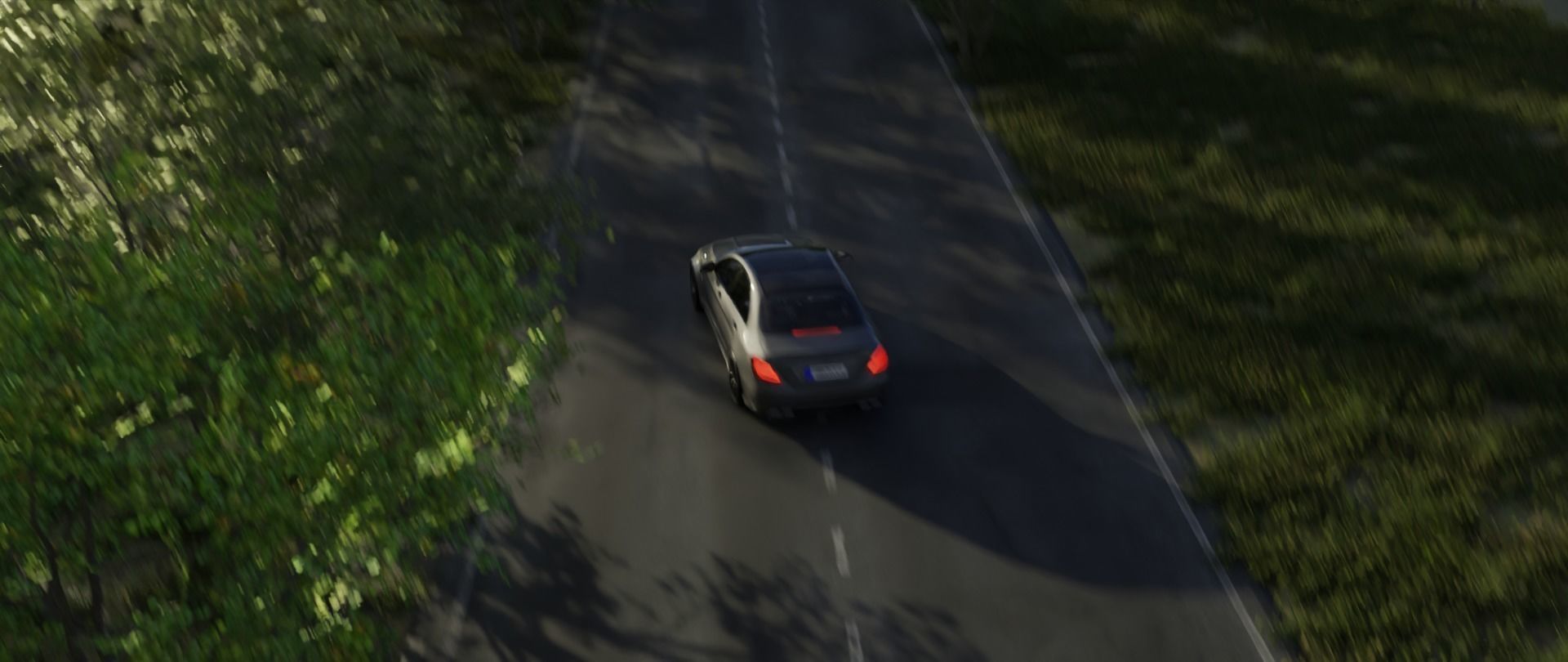 Forest car animation scene 3D model_5