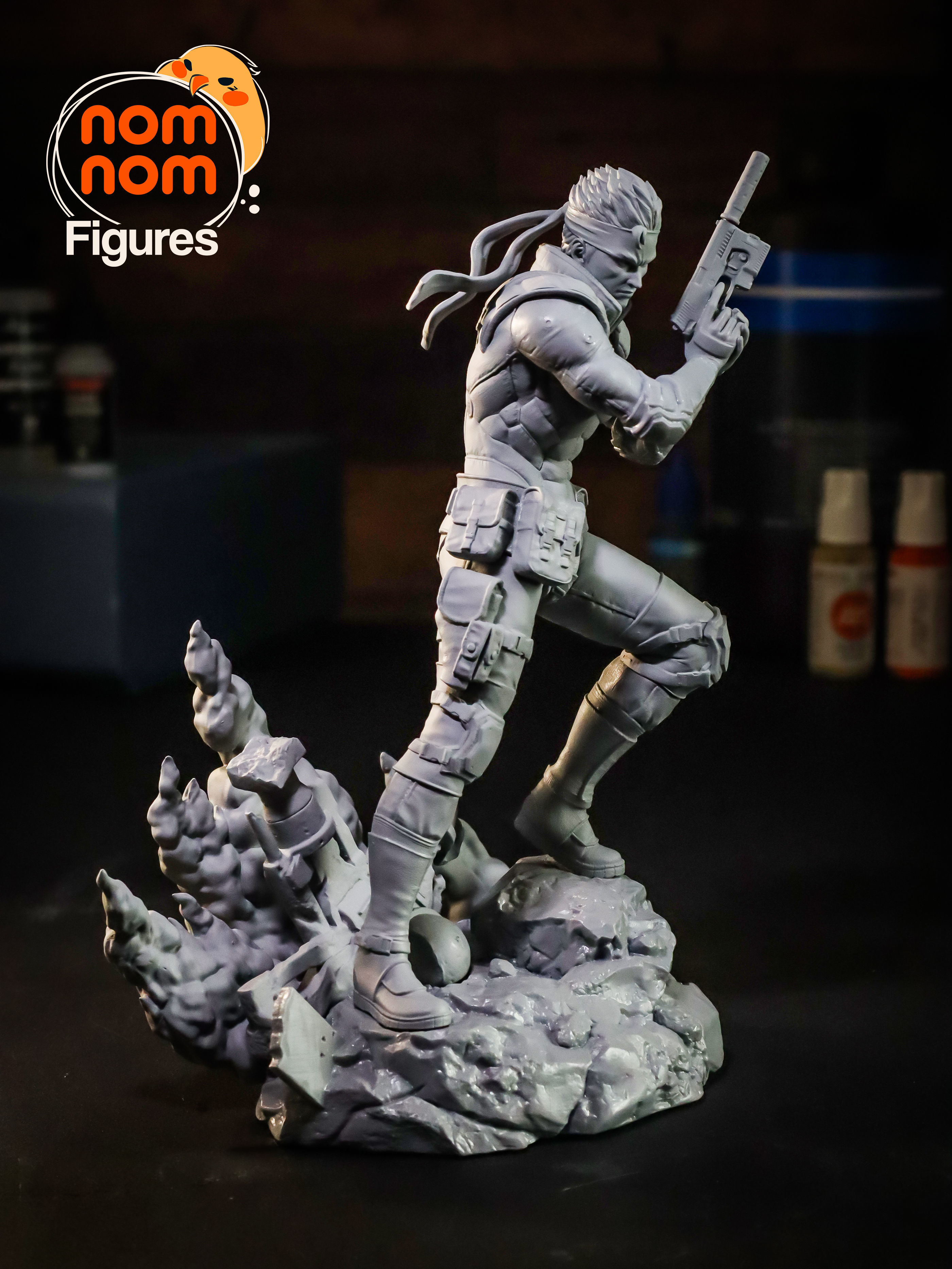 Solid Snake - Metal Gear Solid 3D print model_10
