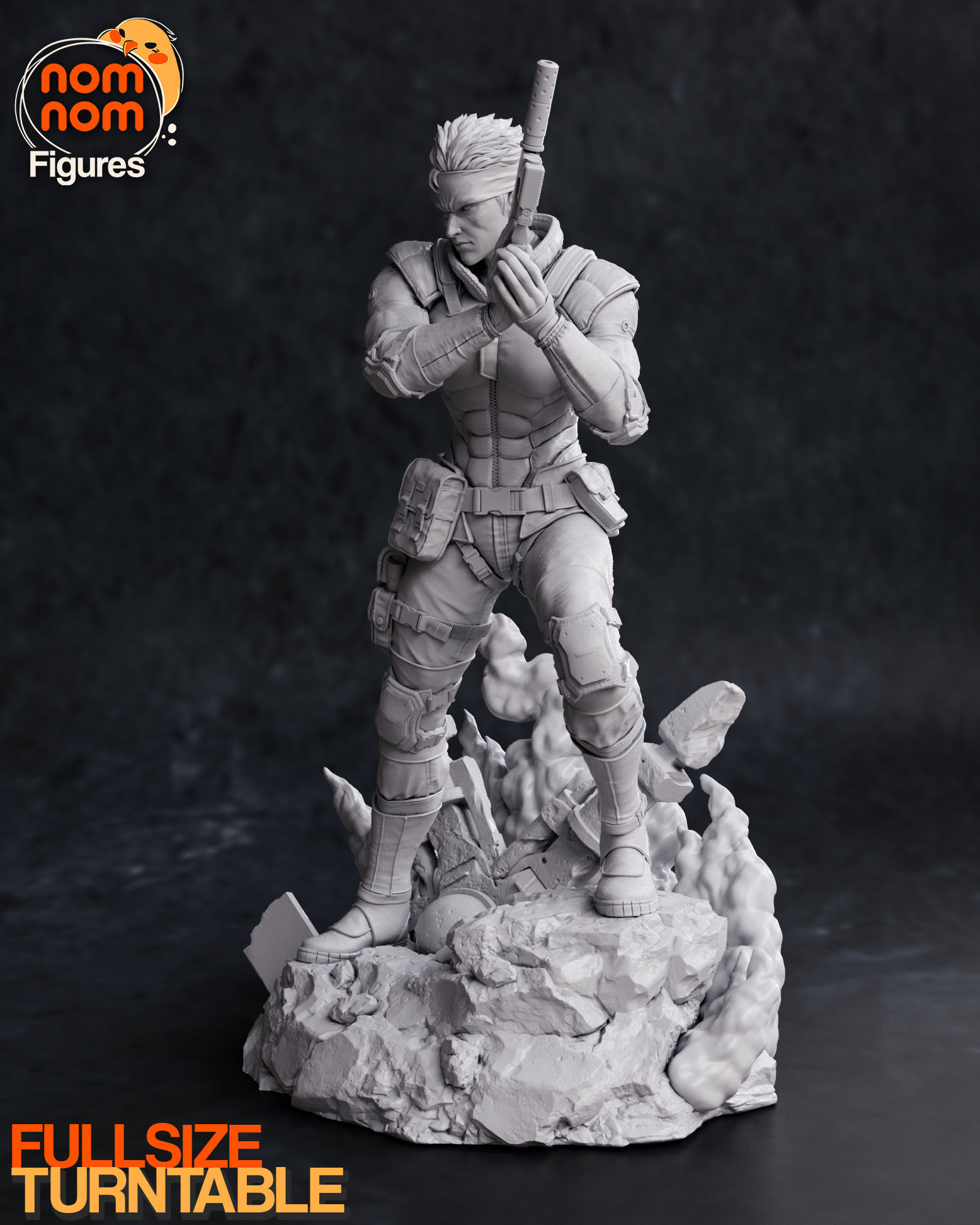 Solid Snake - Metal Gear Solid 3D print model_5
