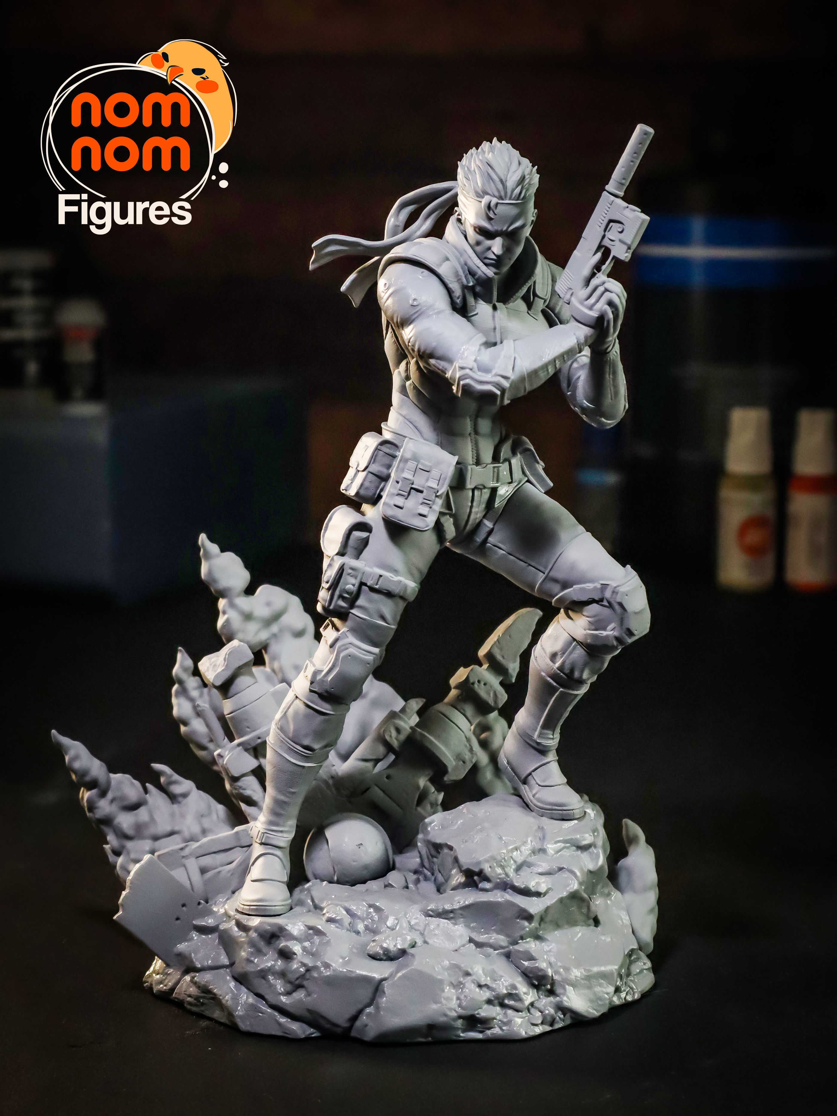 Solid Snake - Metal Gear Solid 3D print model_8