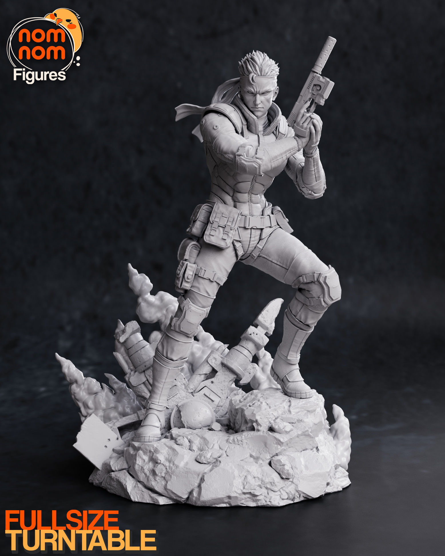 Solid Snake - Metal Gear Solid 3D print model_4