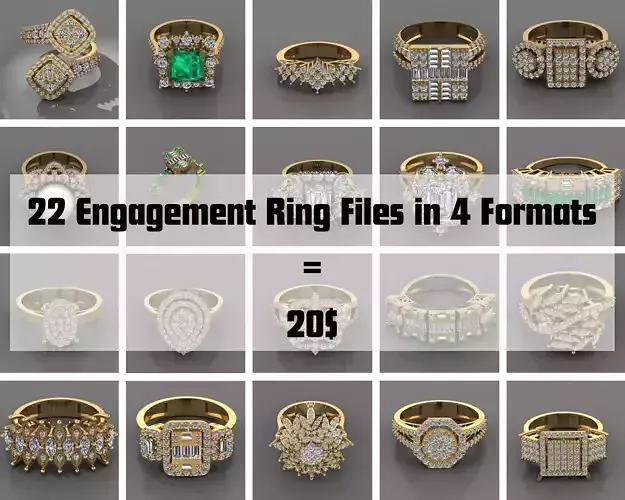 22 Wedding Engagement Rings - 