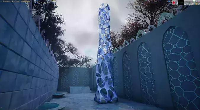 Organic Tower - voronoi Building