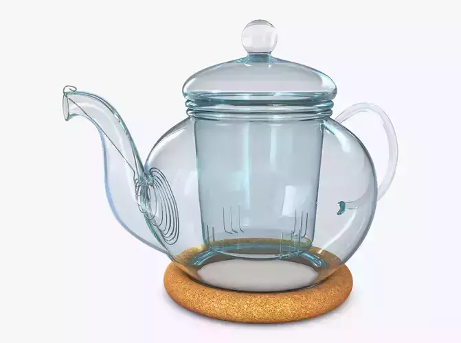 Glass Teapot 350ml M 1