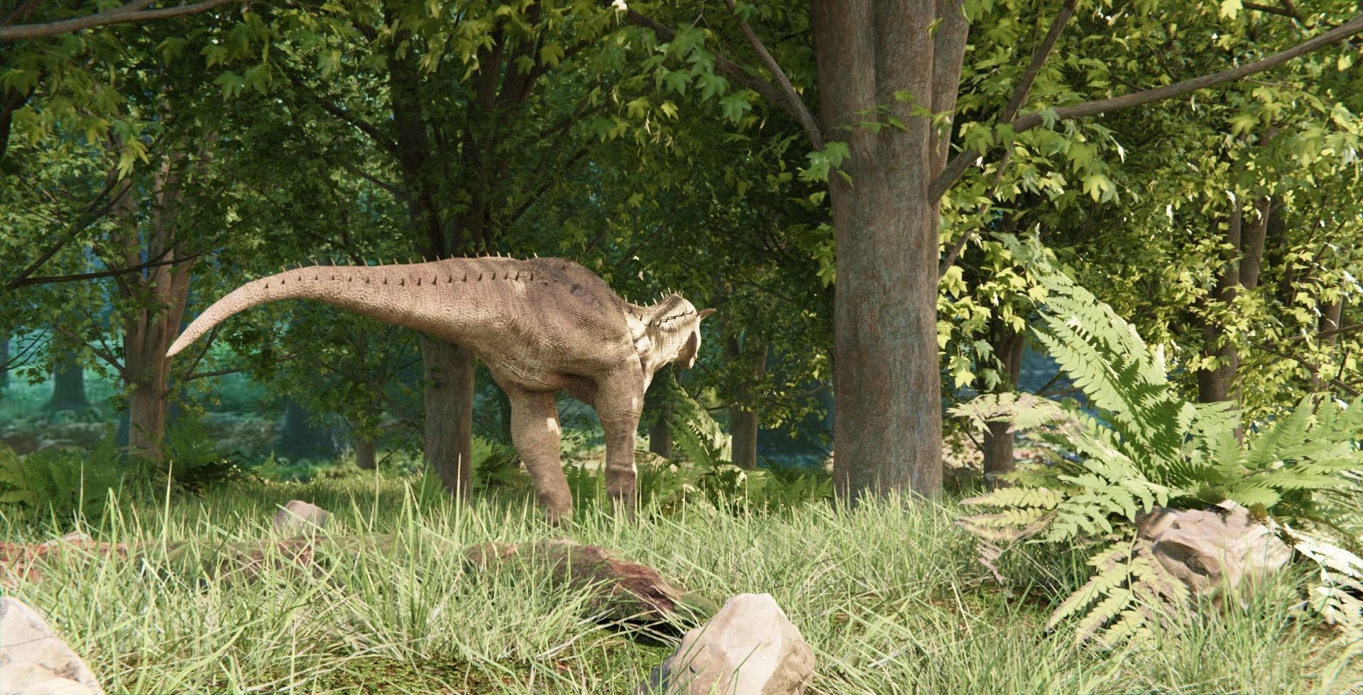 Monster Theropod Dinosaur 3D Model Collection_47