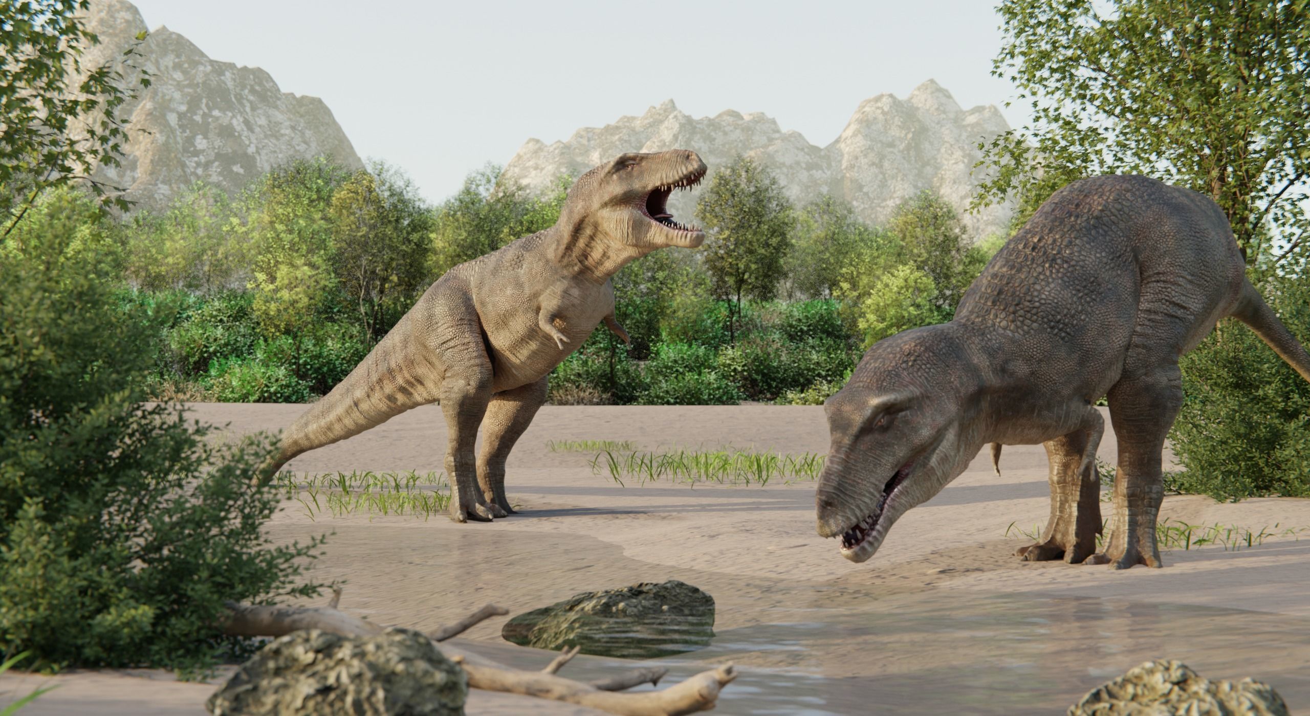 Monster Theropod Dinosaur 3D Model Collection_39