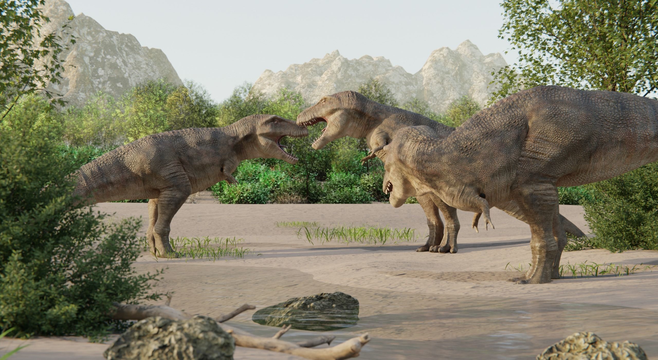 Monster Theropod Dinosaur 3D Model Collection_42