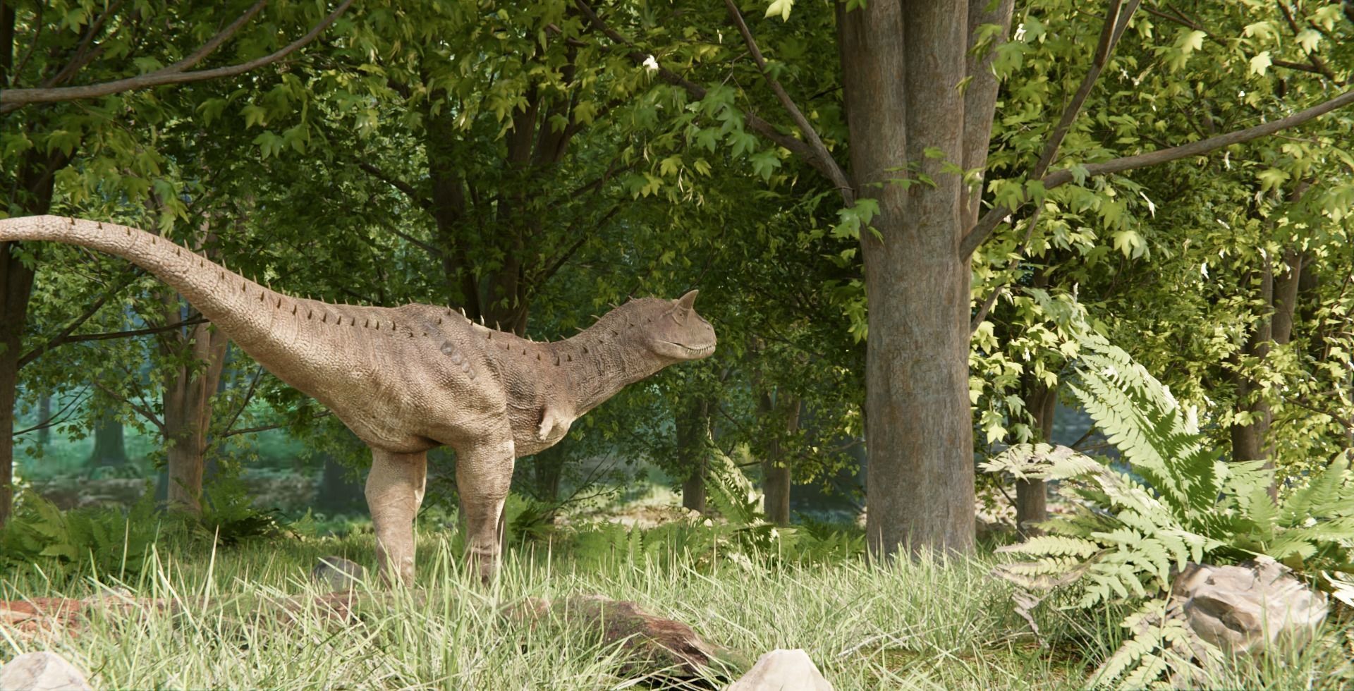 Monster Theropod Dinosaur 3D Model Collection_46