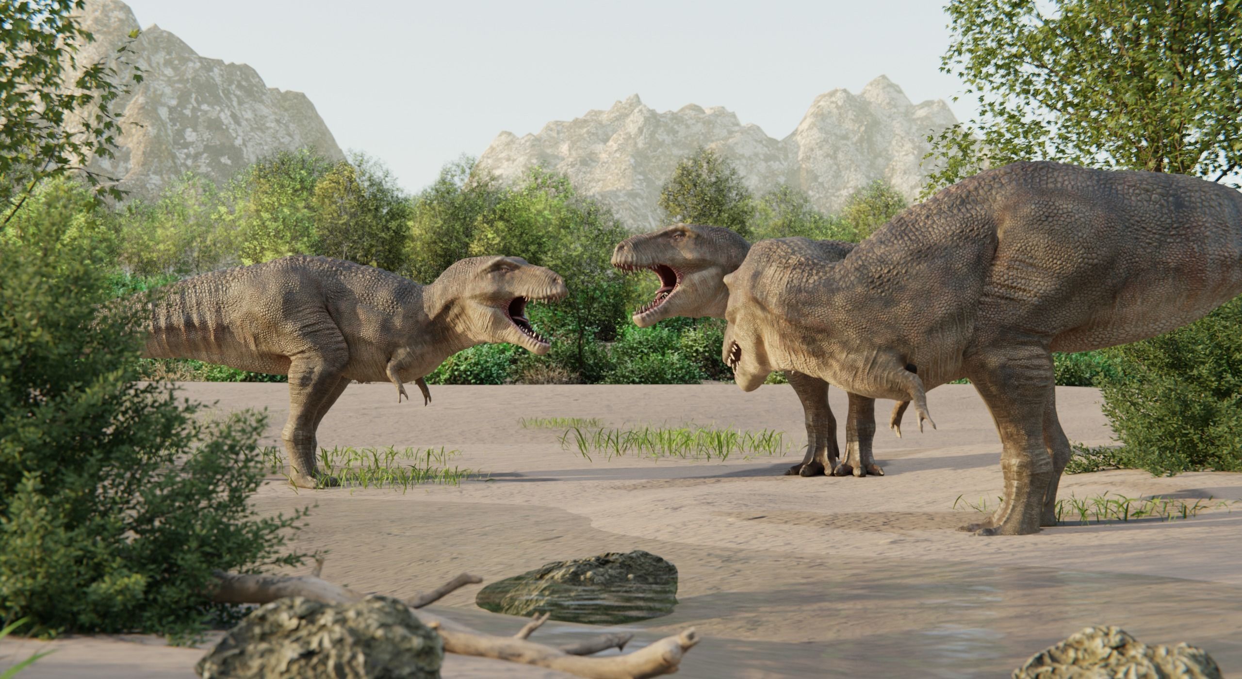 Monster Theropod Dinosaur 3D Model Collection_41