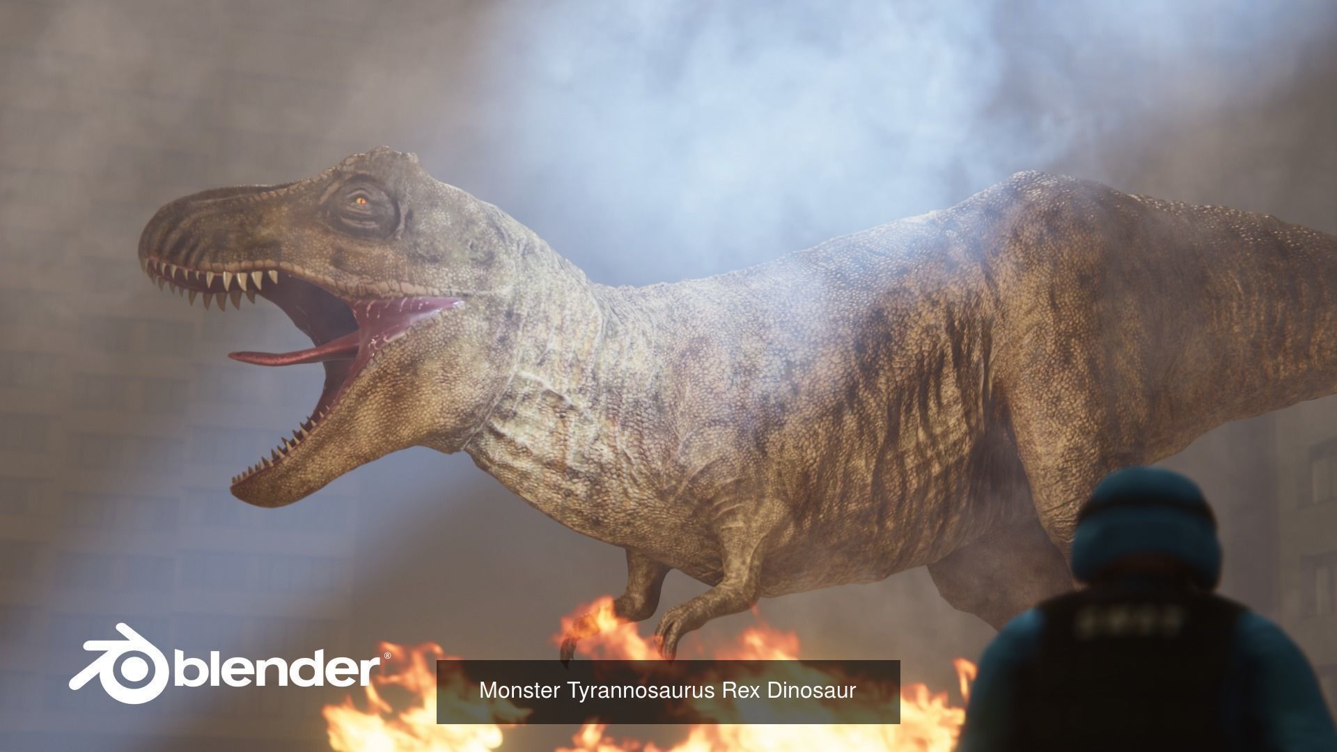 Monster Theropod Dinosaur 3D Model Collection_10