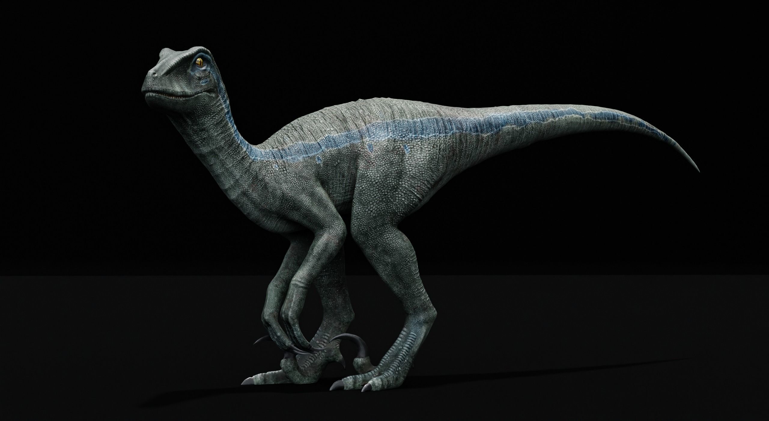 Monster Theropod Dinosaur 3D Model Collection_27