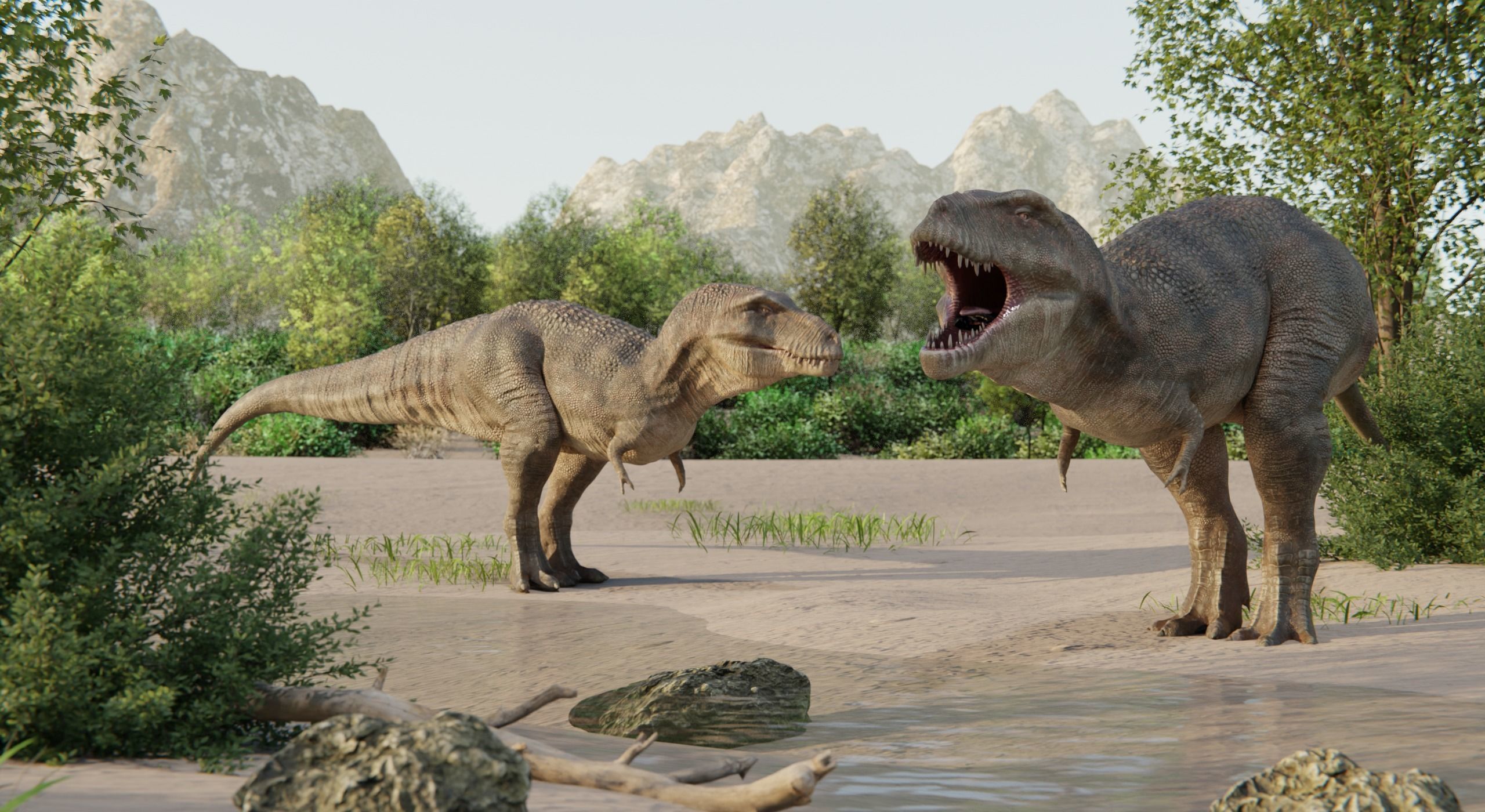 Monster Theropod Dinosaur 3D Model Collection_43