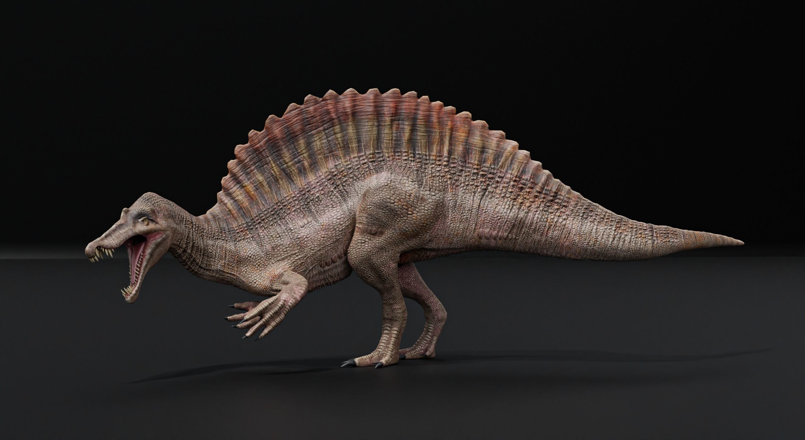 Monster Theropod Dinosaur 3D Model Collection_22