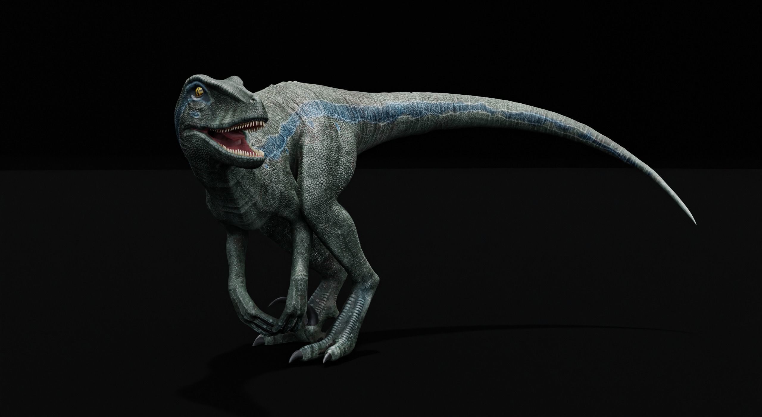 Monster Theropod Dinosaur 3D Model Collection_26