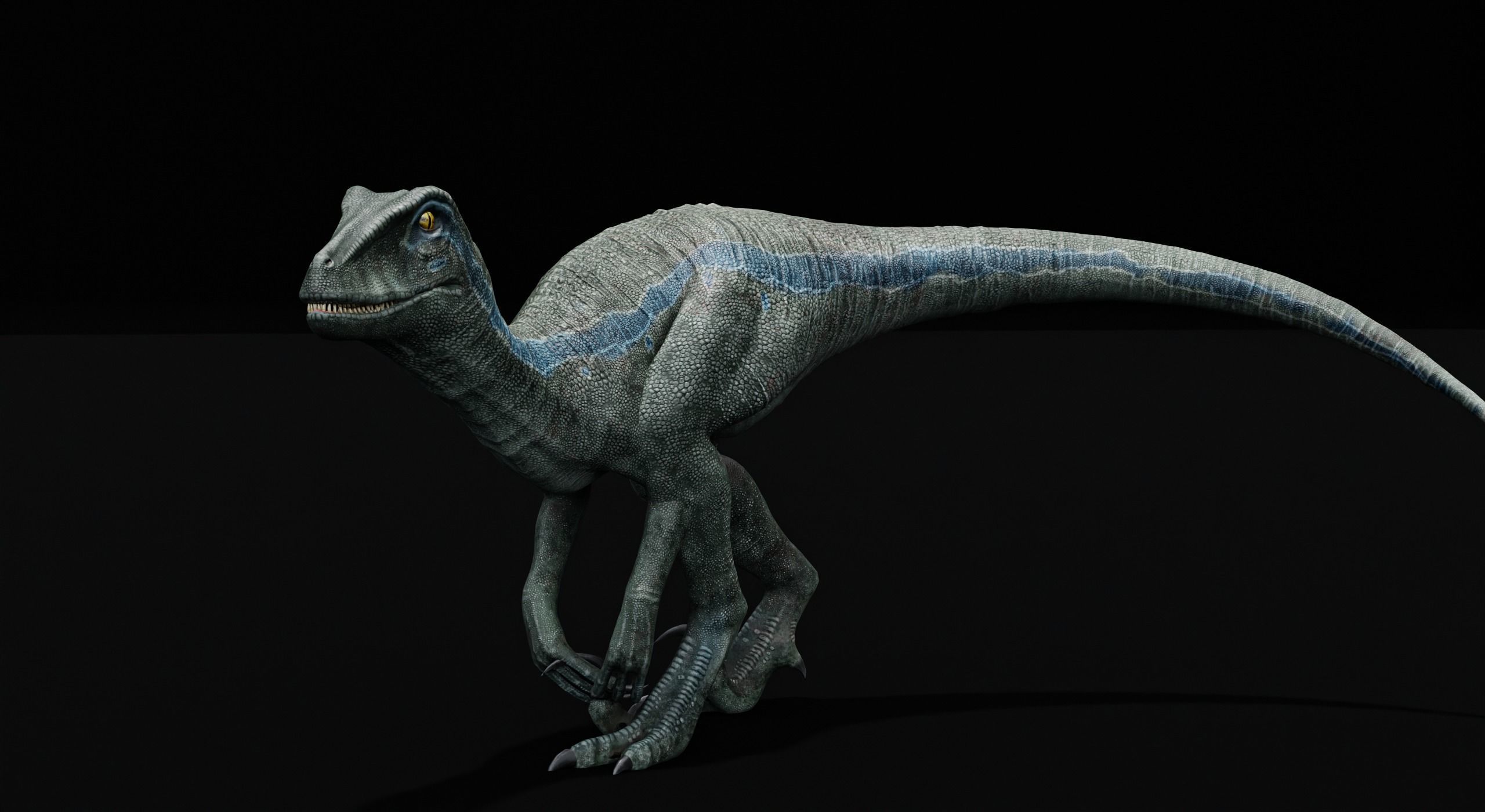 Monster Theropod Dinosaur 3D Model Collection_29