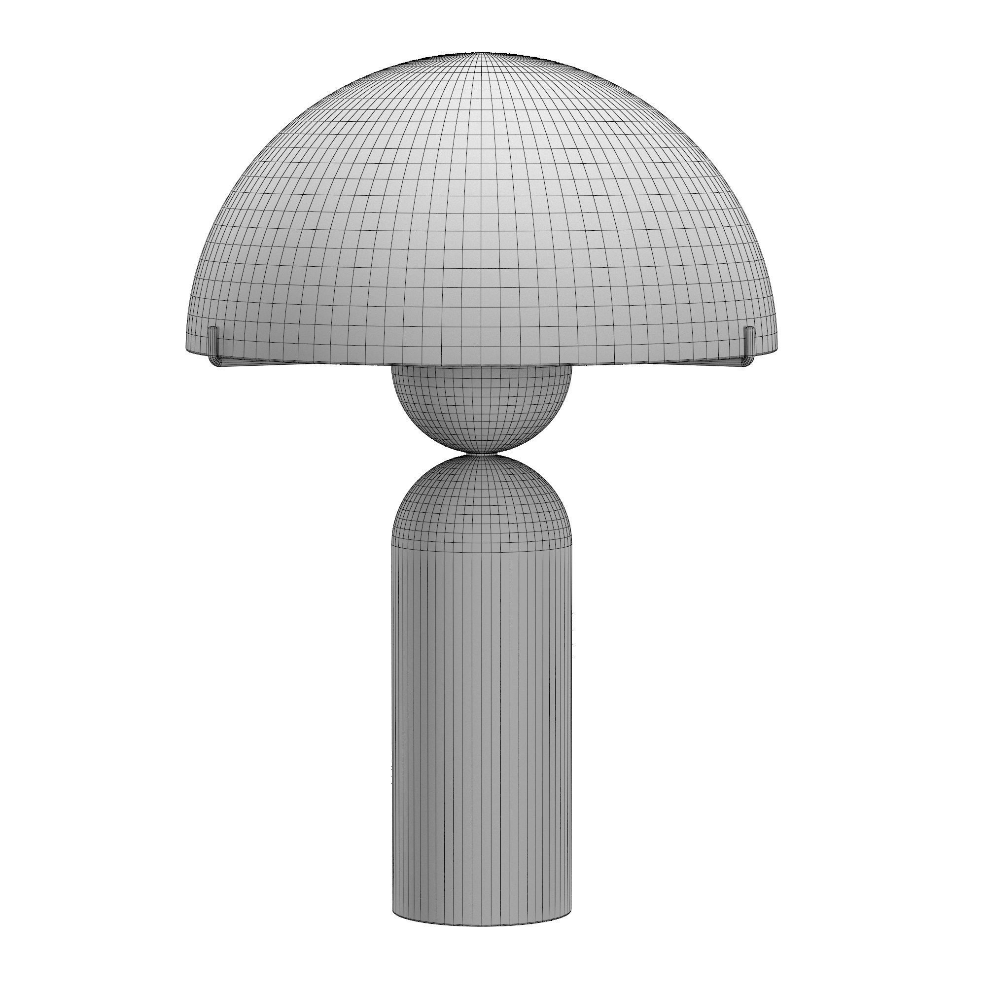 Peono White Alabaster table lamp 3D model_1