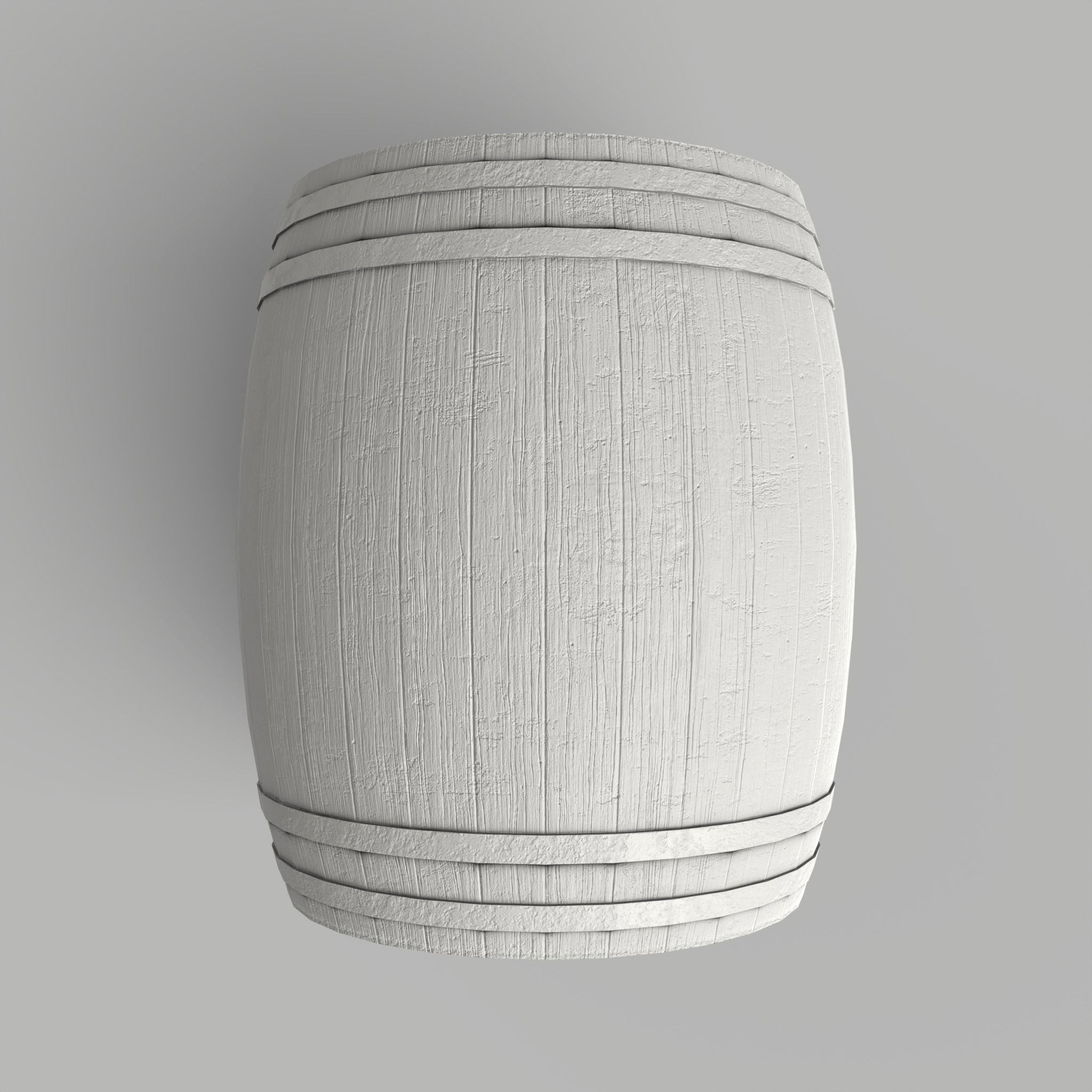 Wooden Barrel Vine Whiskey Gameready Low-poly 3D model_17