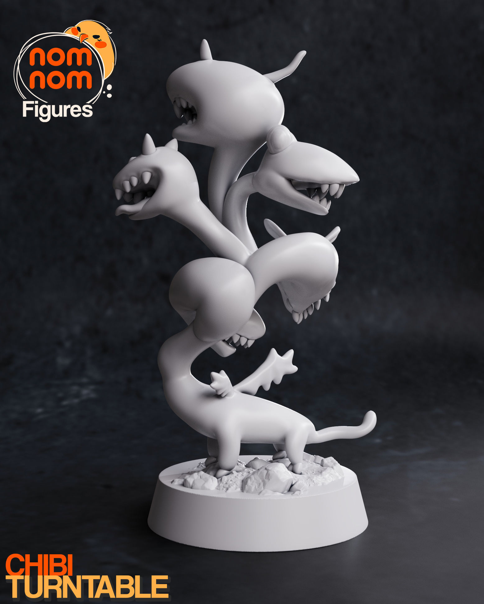 Chibi Derpy Tiamat 3D print model_3