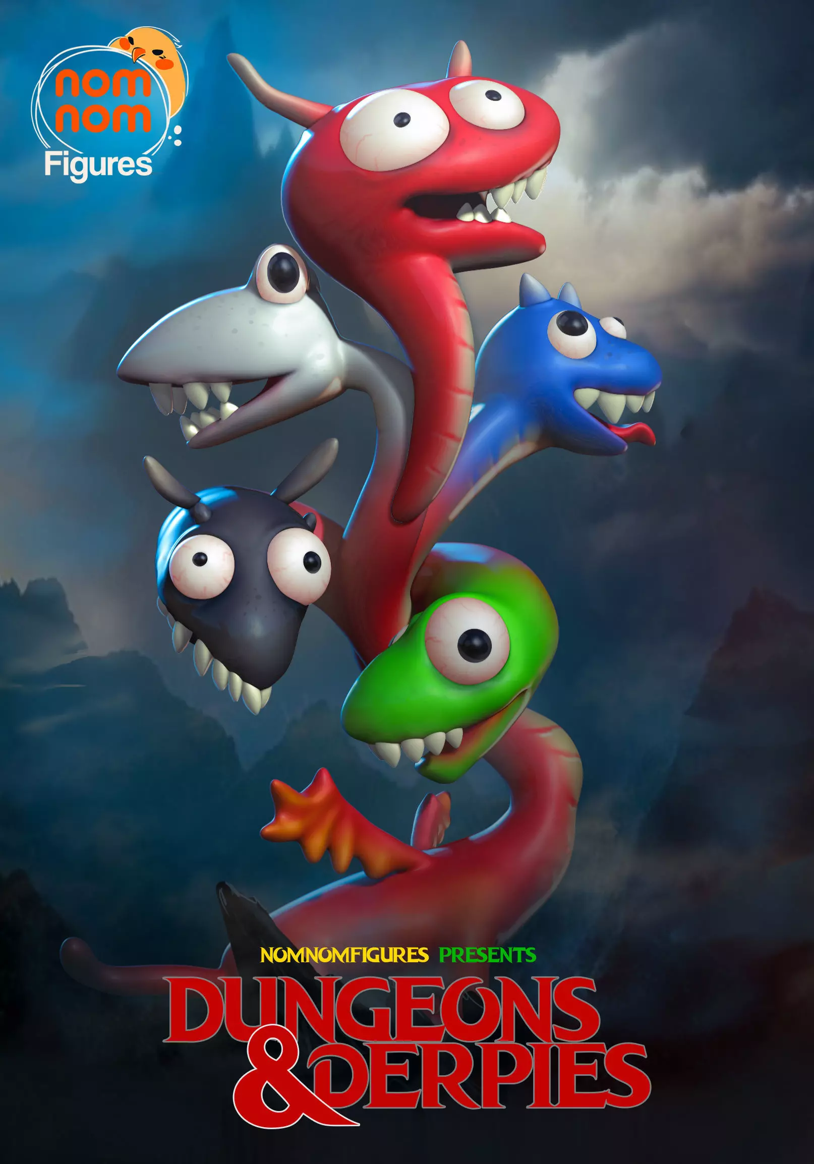 Chibi Derpy Tiamat 3D print model_0