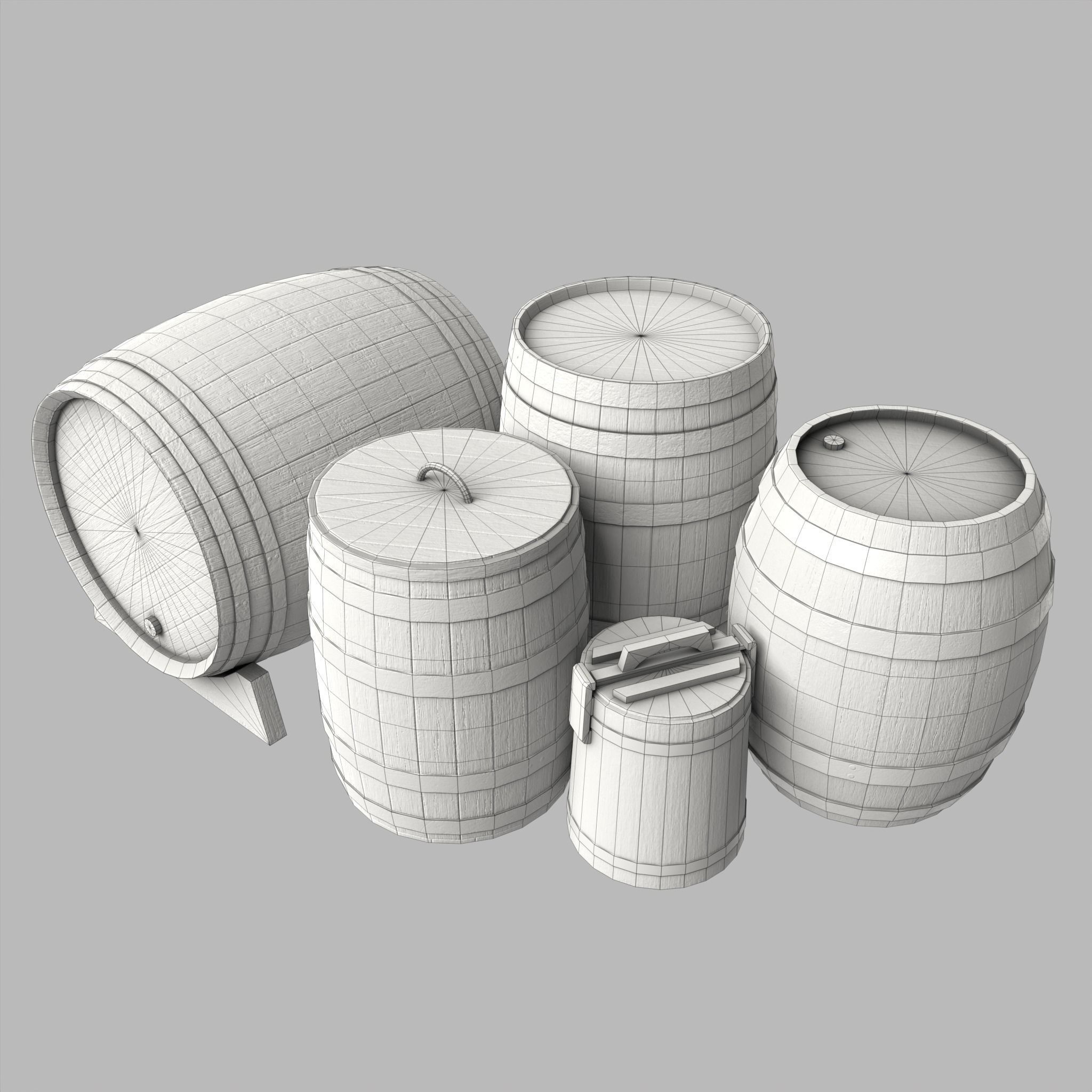 Wooden Barrel Collection Pack Vine Whiskey _3