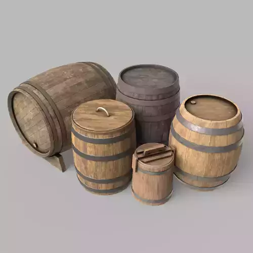 Wooden Barrel Collection Pack Vine Whiskey